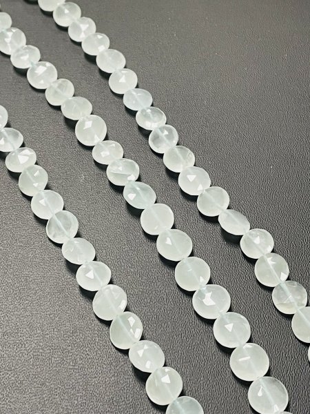 Aquamarine Coin Faceted