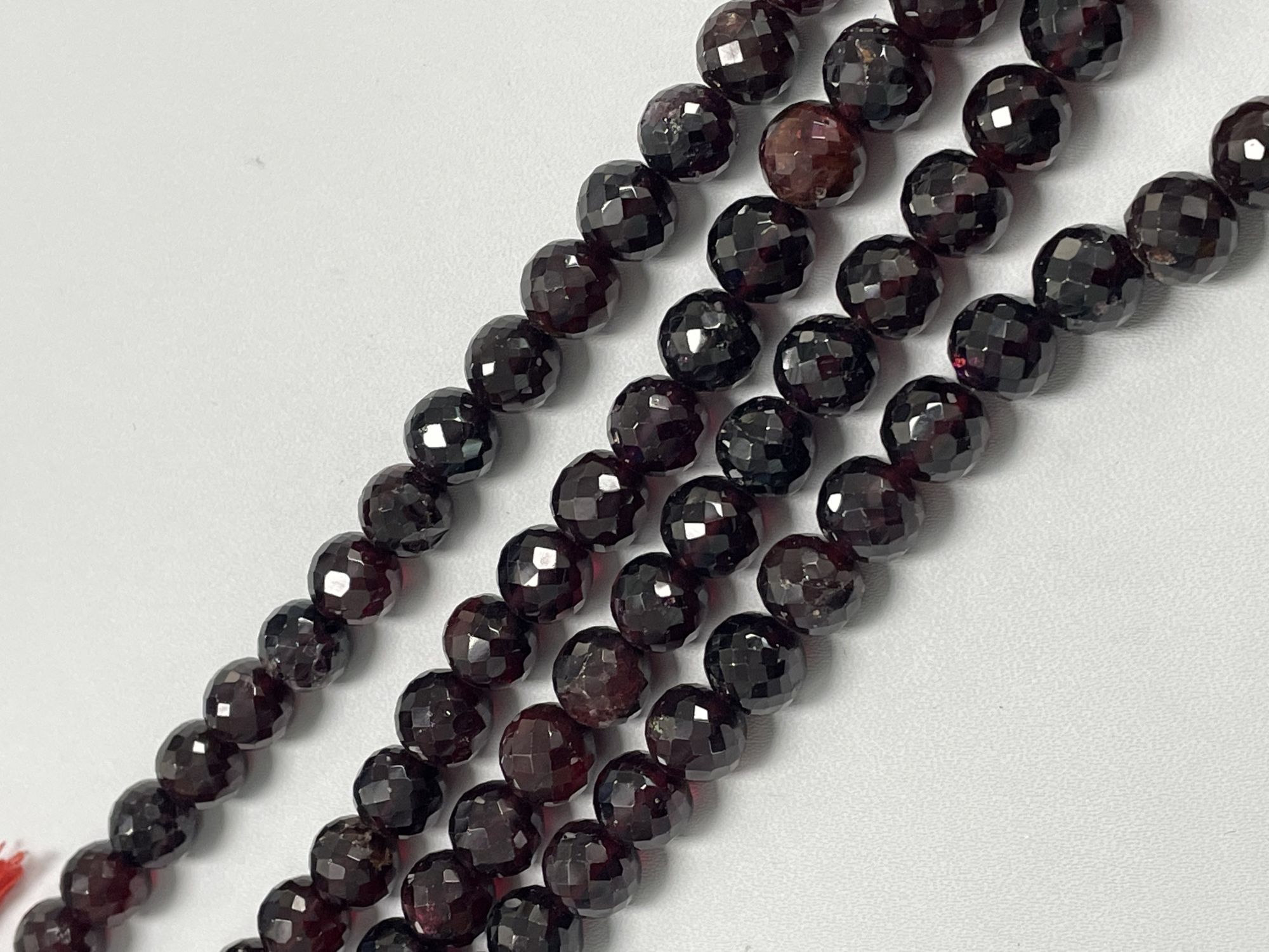 Red Garnet Round Faceted
