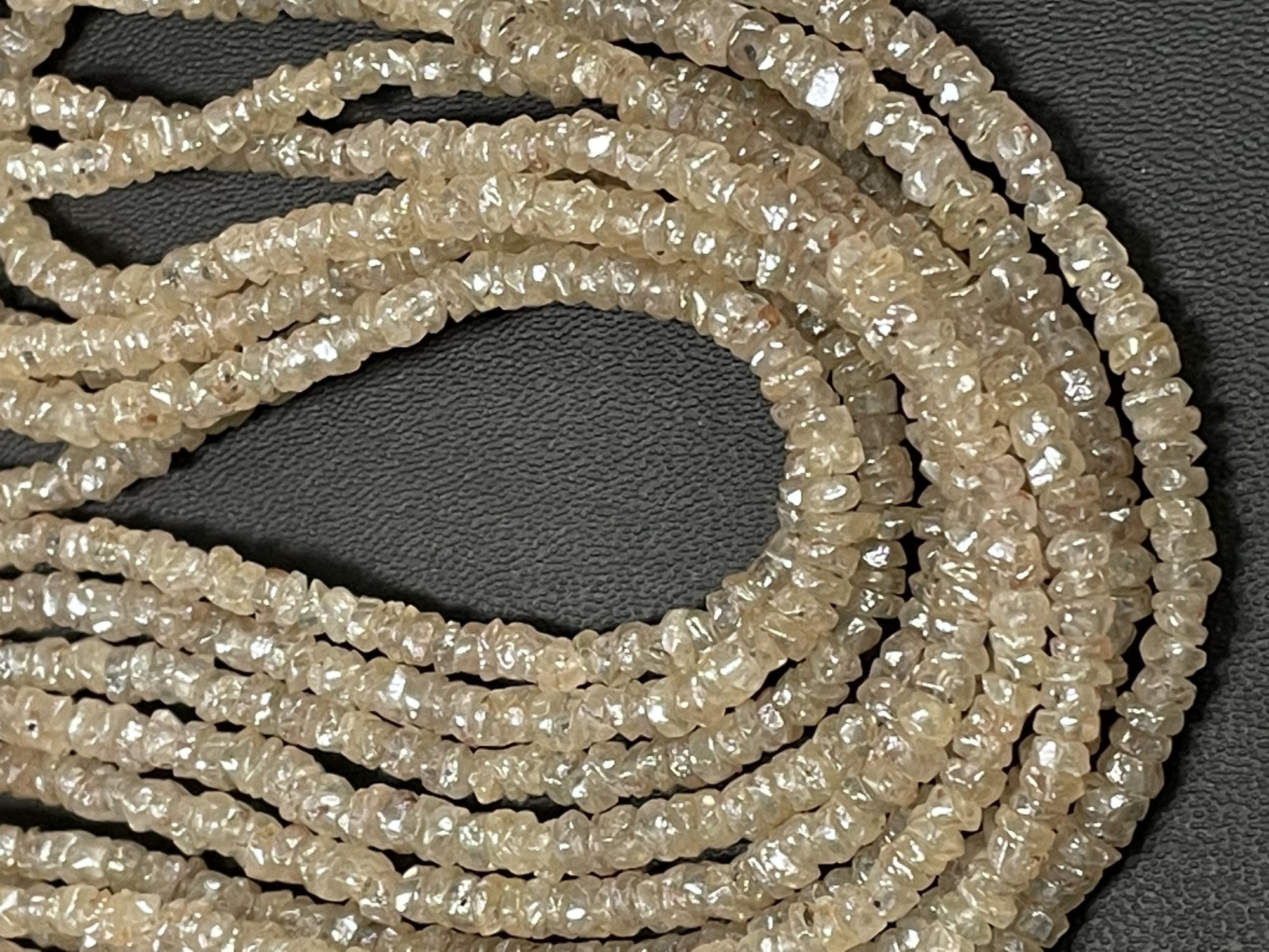 Zircon Rondelle Organic Cut Faceted