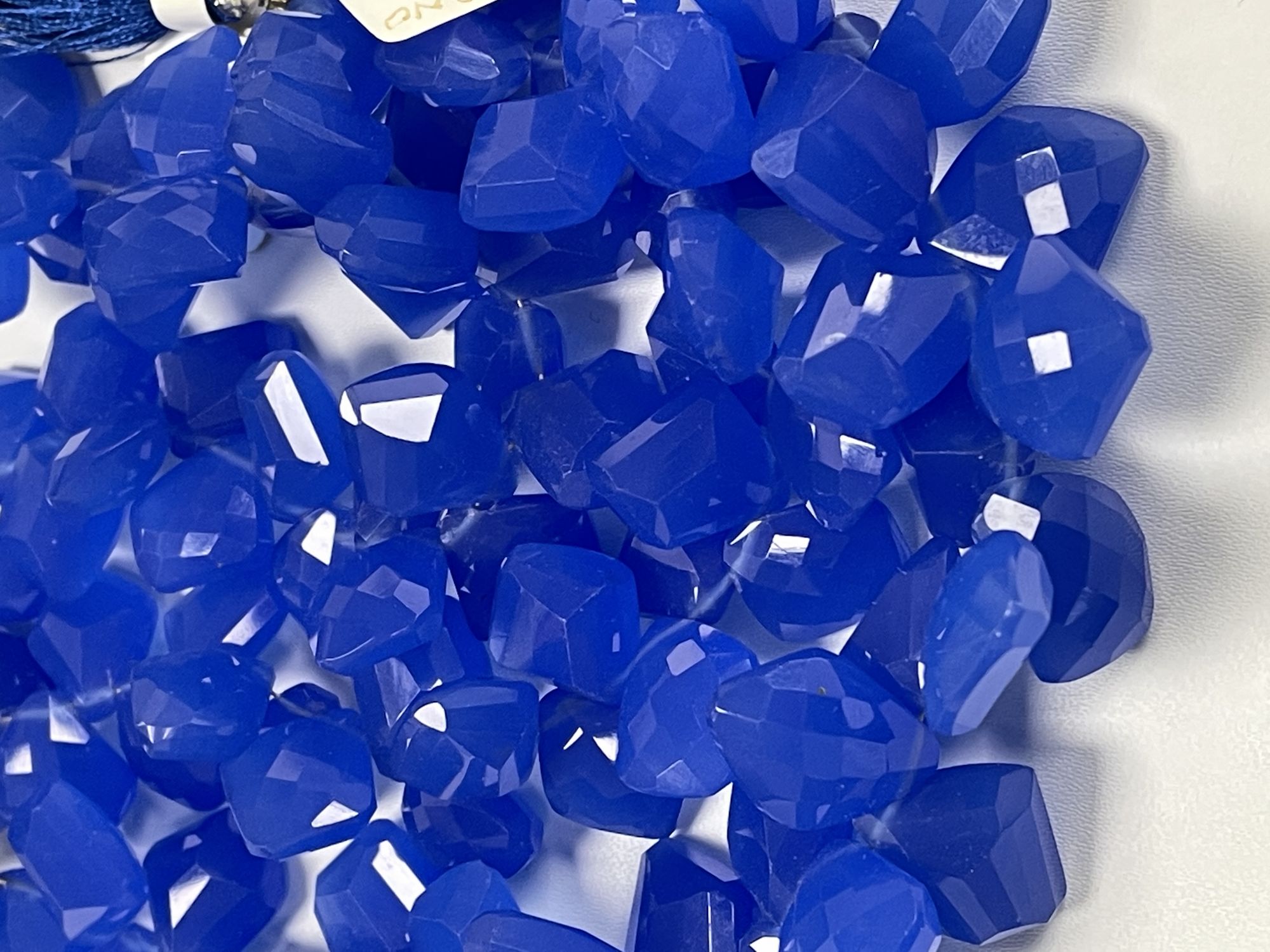 Blue Chalcedony Funky Cut Faceted