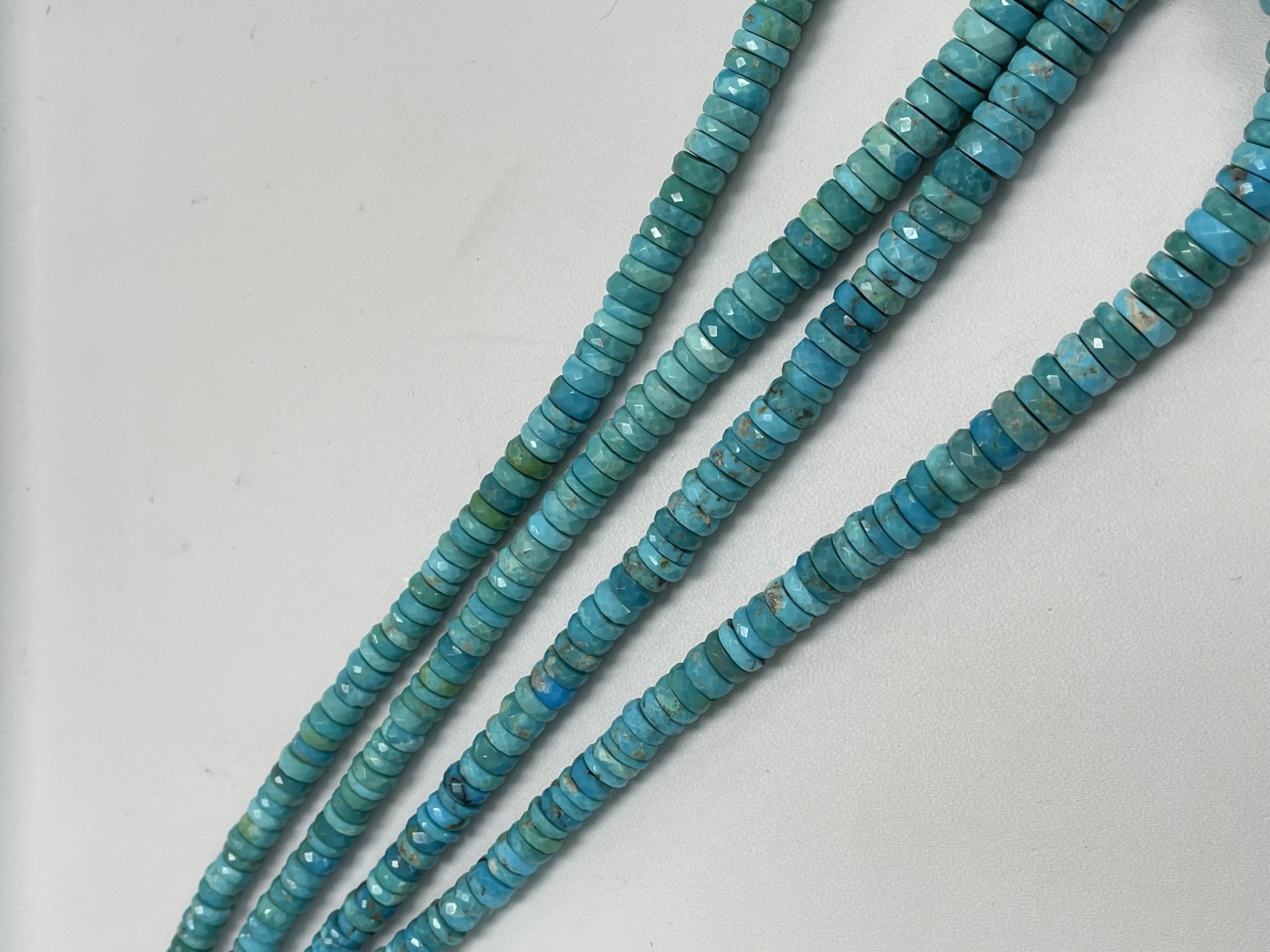 Turquoise Tire Faceted