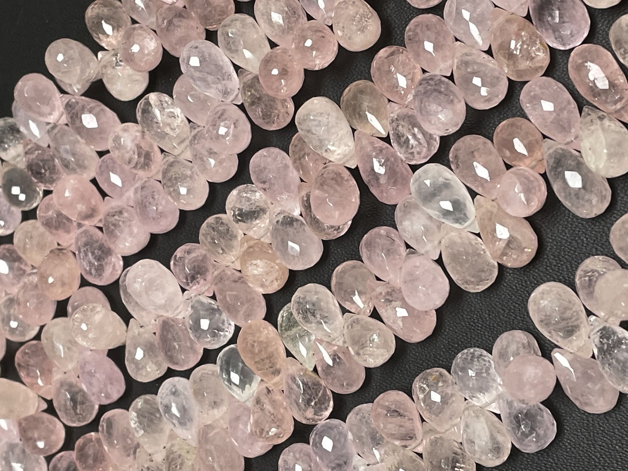 Morganite Drop Faceted