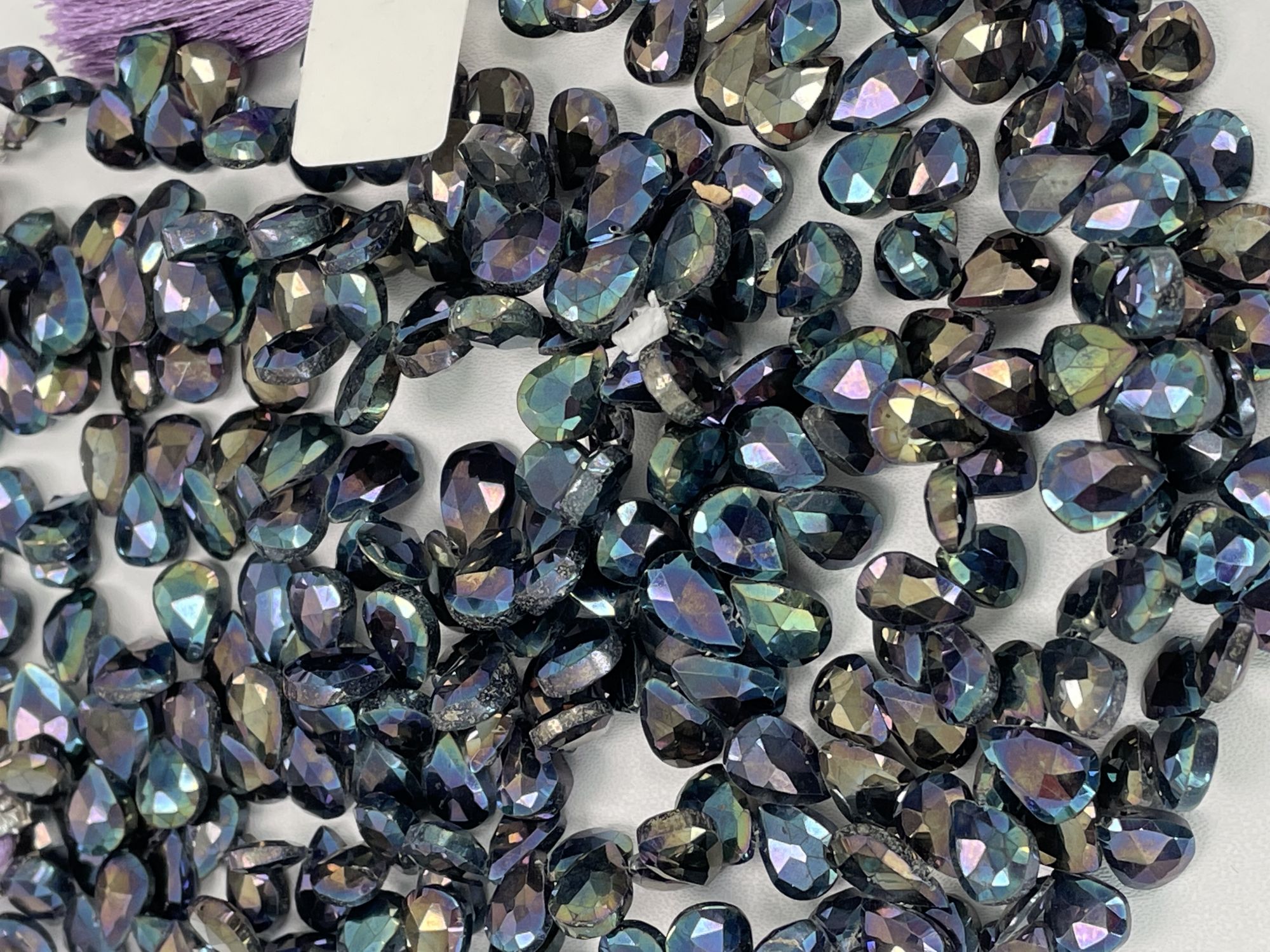 Mystic Purple Spinel Pear Faceted