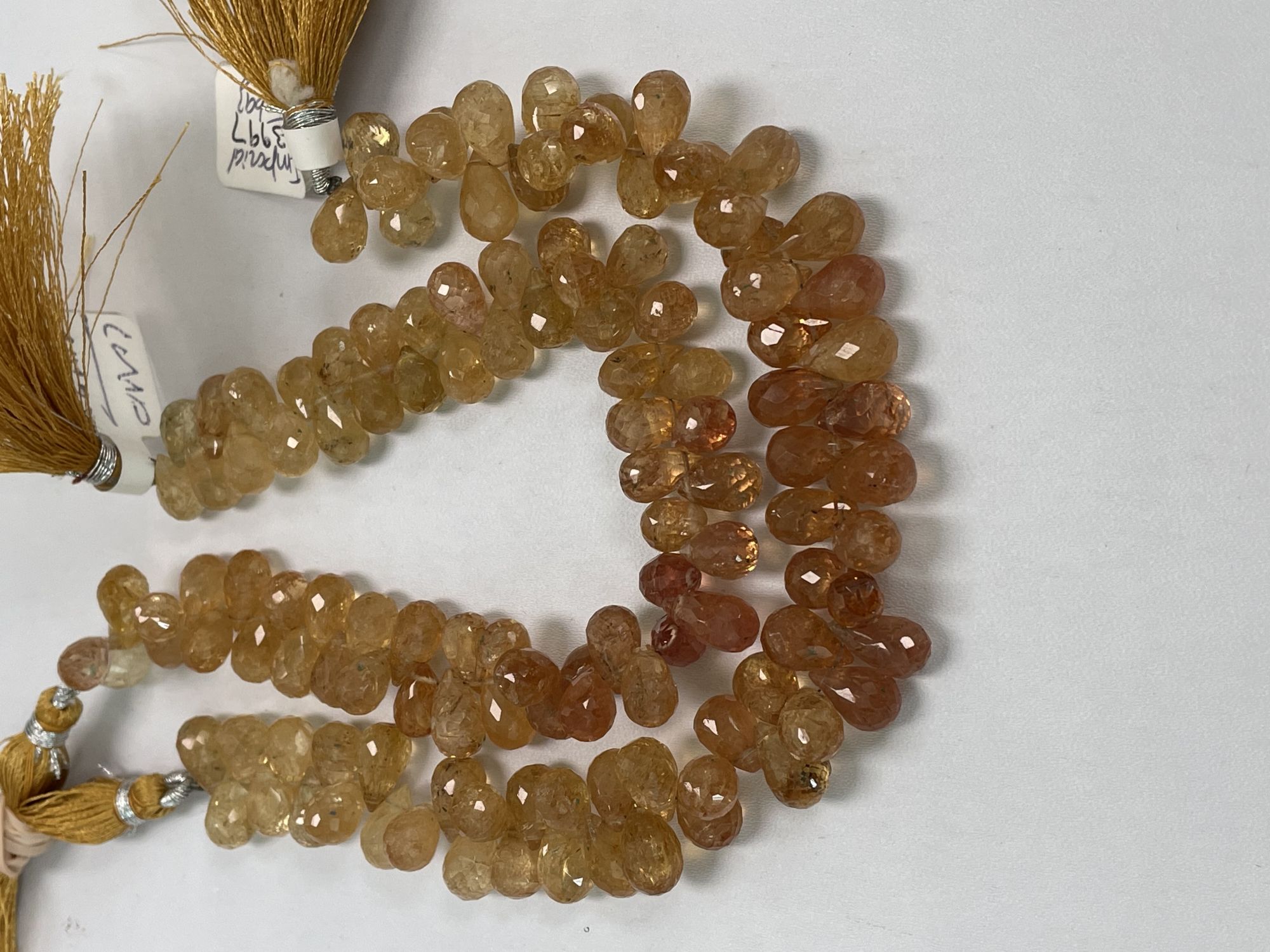 Imperial Topaz Drop Faceted
