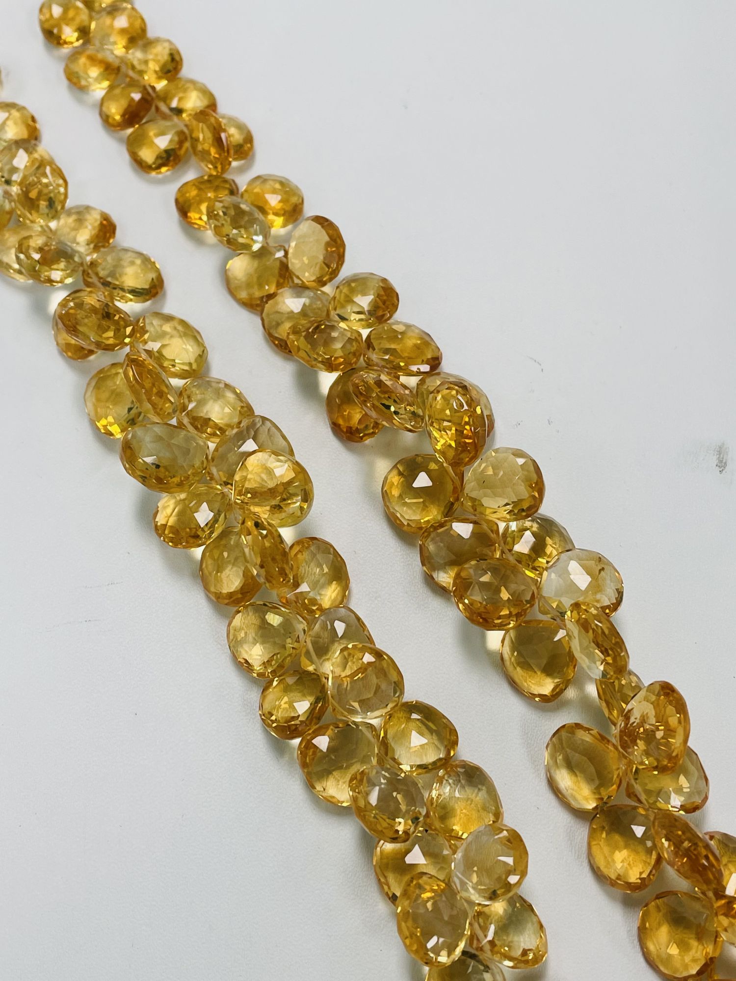 Citrine Heart Faceted