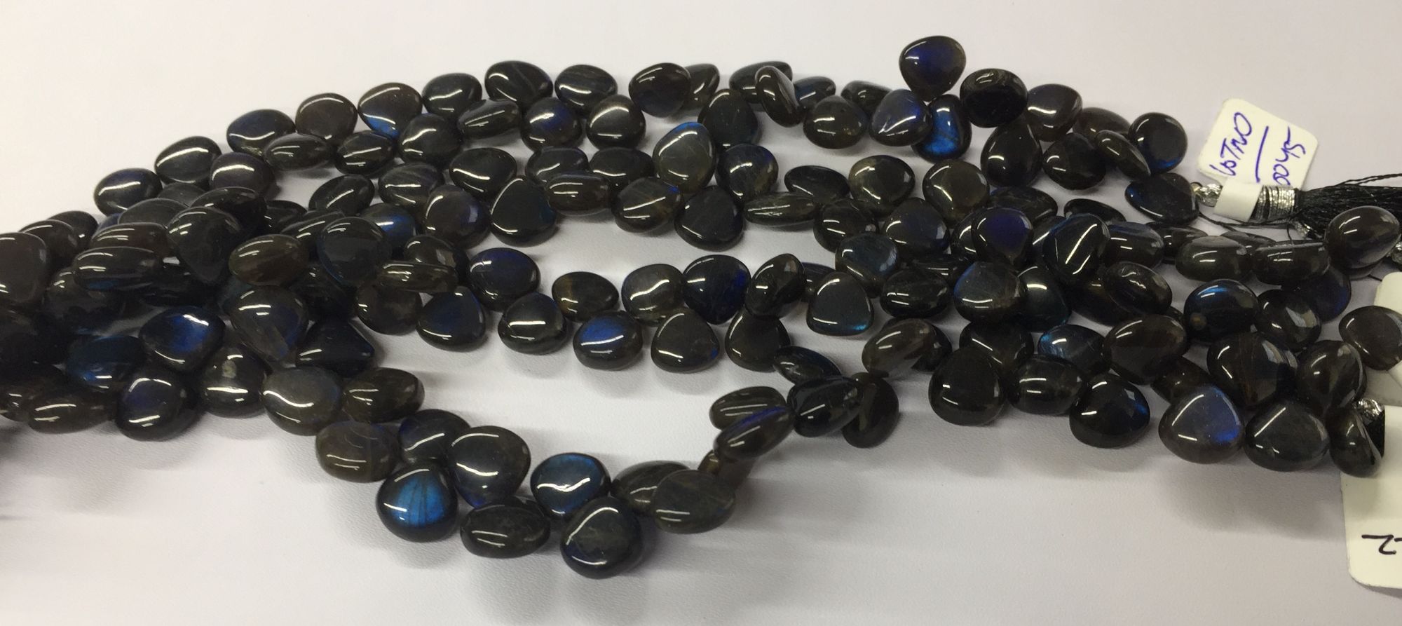 Labradorite Hearts Smooth