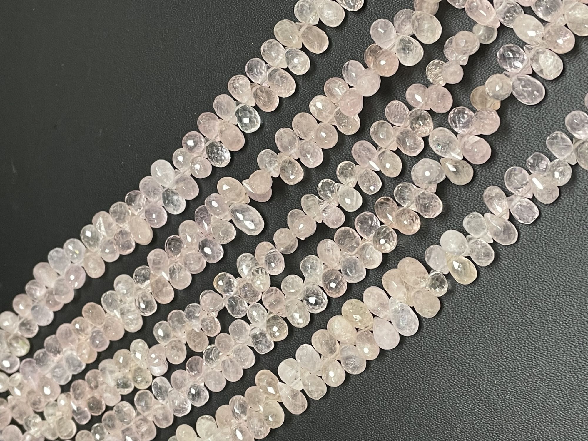 Morganite Drop Faceted