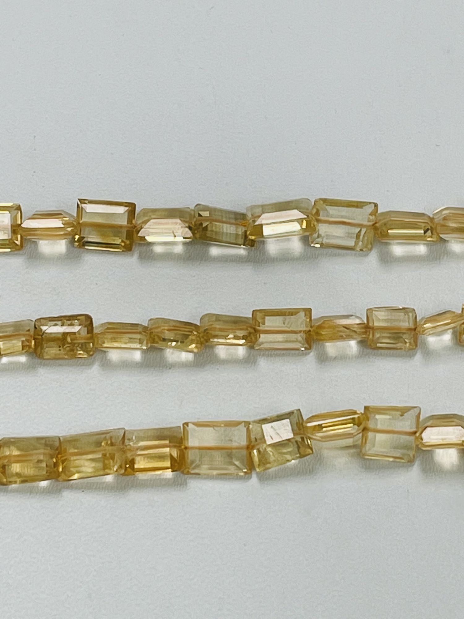 Citrine Rectangle Faceted