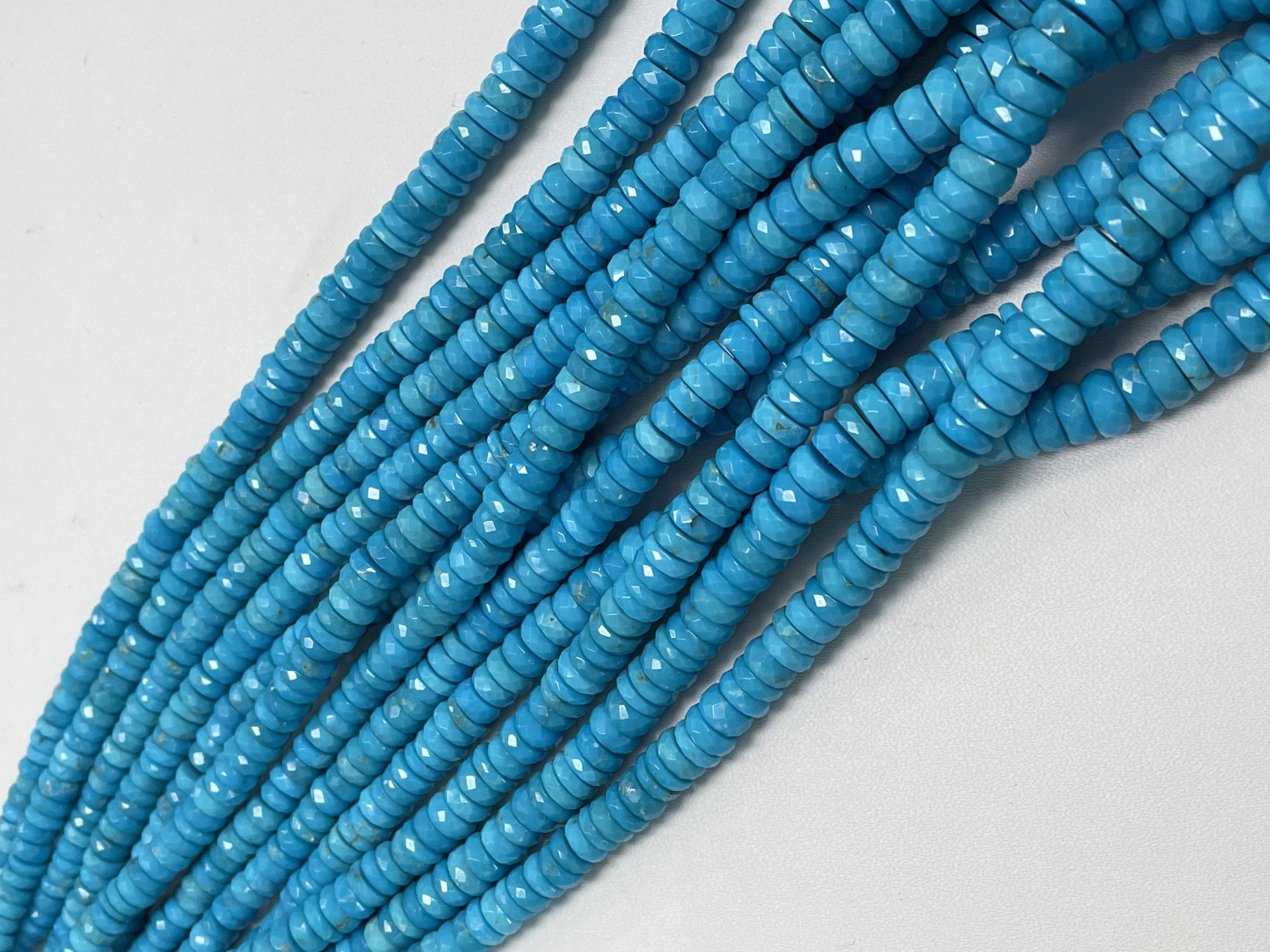Turquoise Tire Faceted