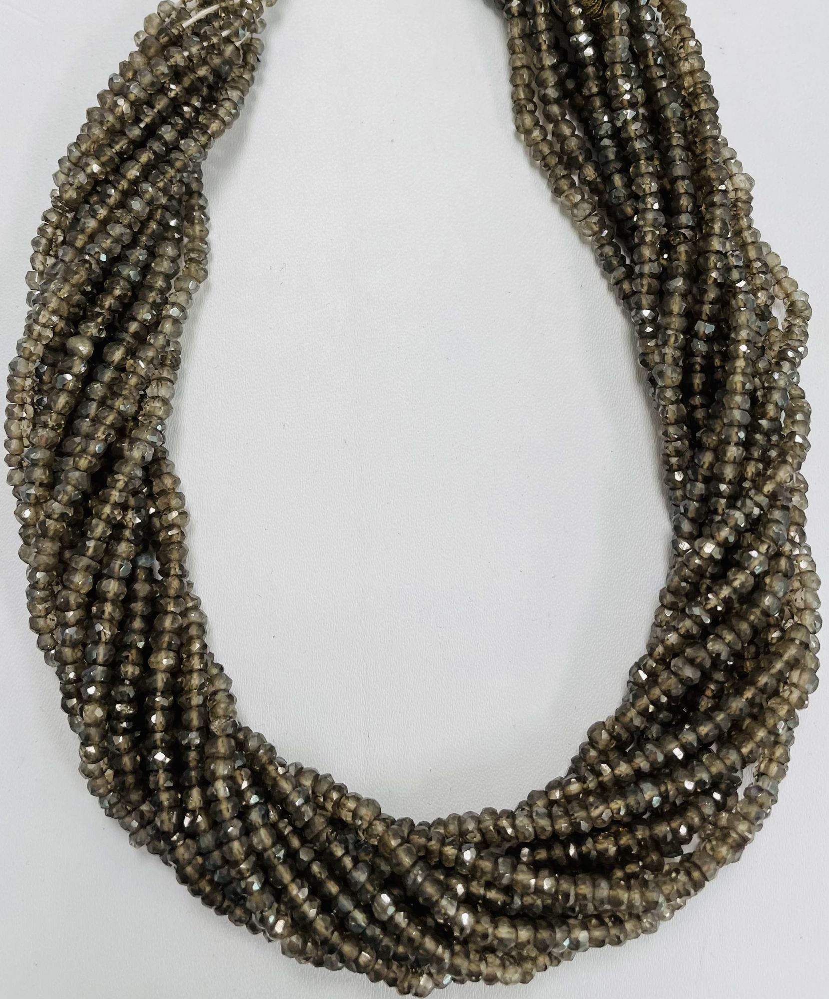 Mystic Quartz Rondelle Faceted