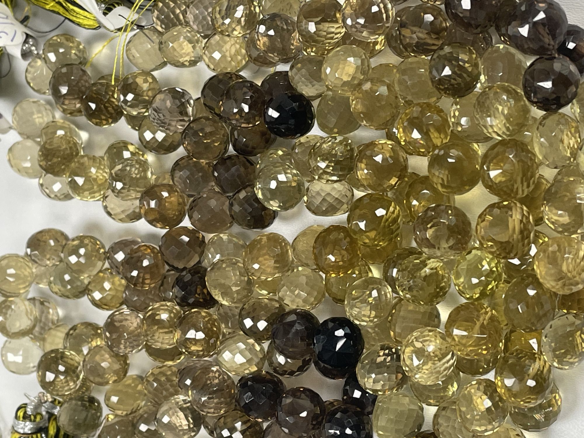 Bio Lemon Quartz Onion Faceted