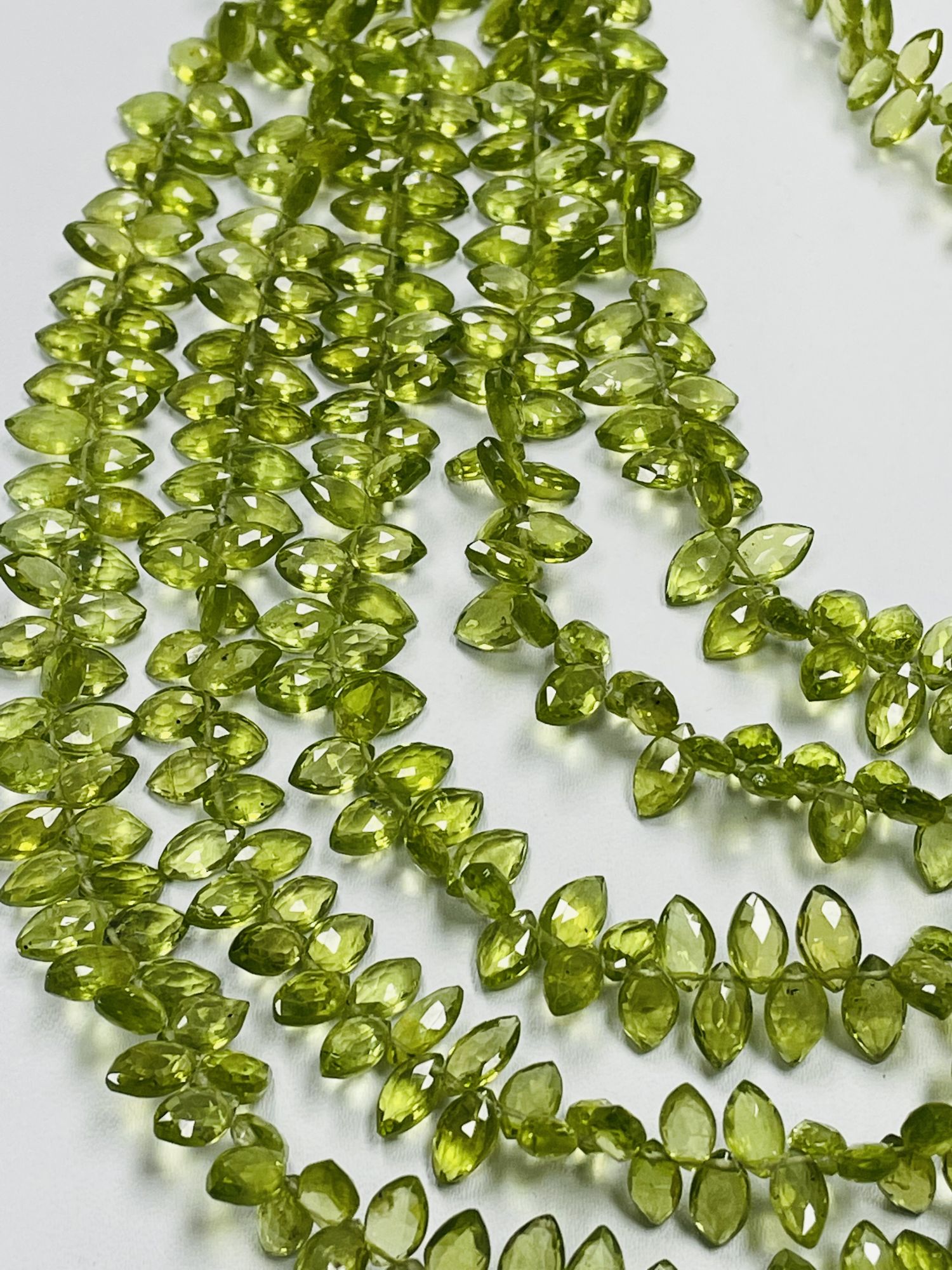 Peridot Marquise Faceted