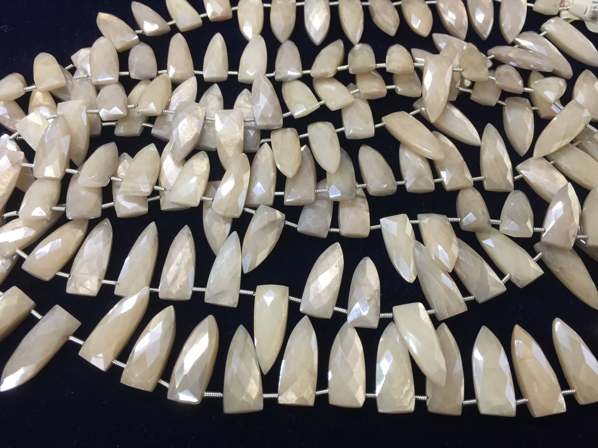 Mystic Moonstone Funky Cut Faceted