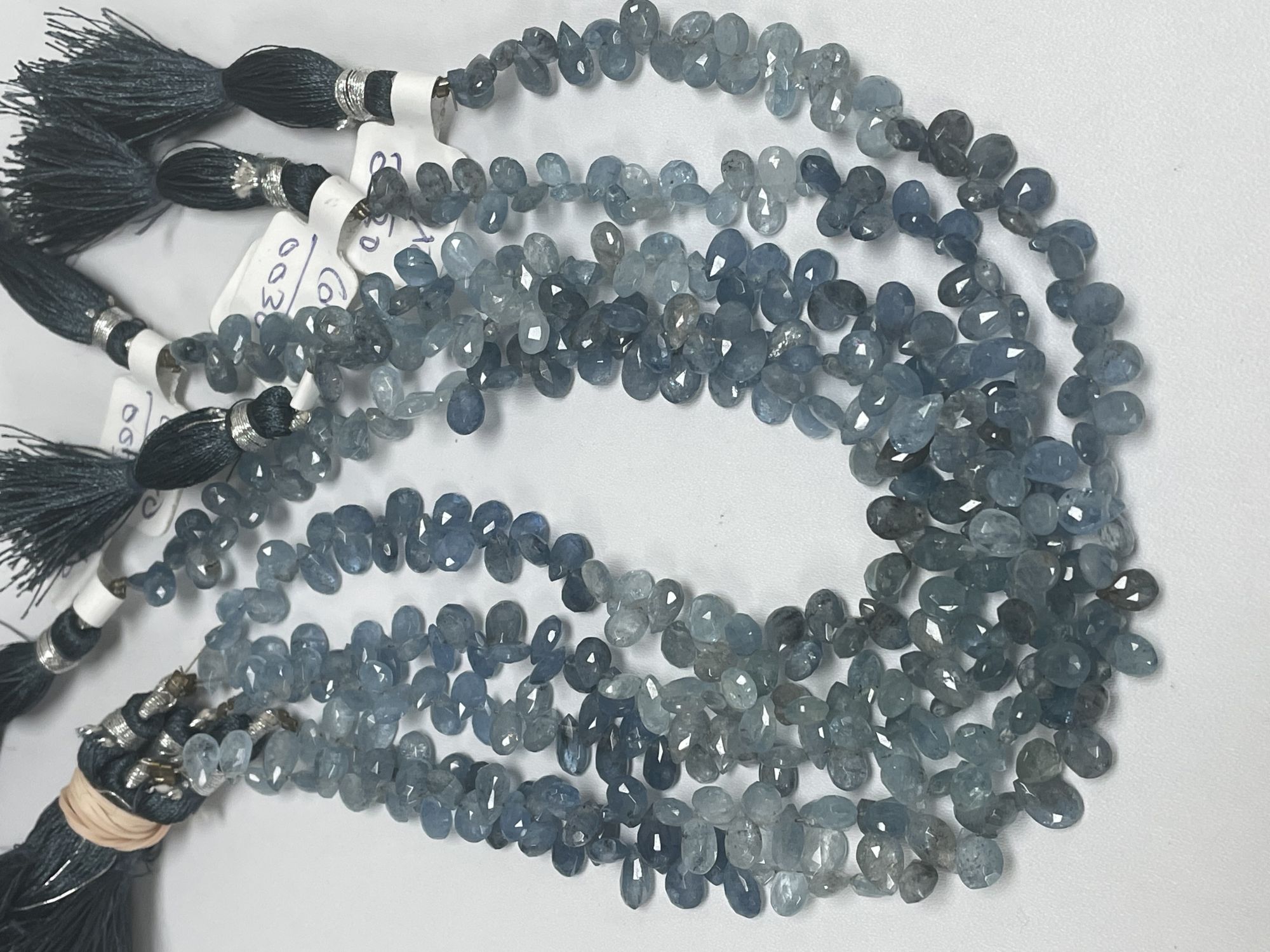 Aquamarine Pear Faceted