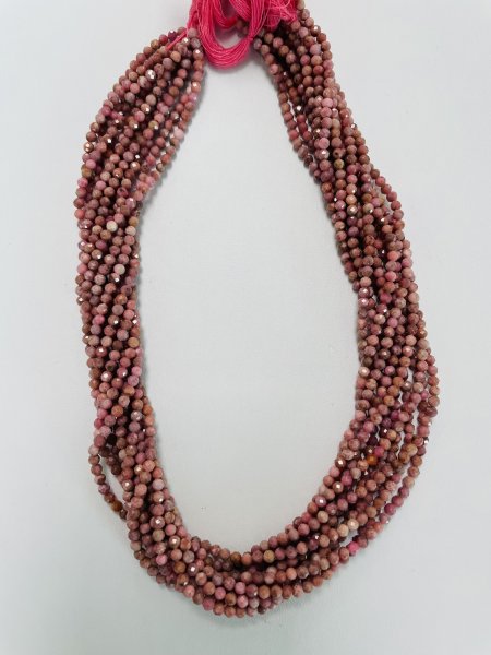 Rhodolite Rondelle Faceted