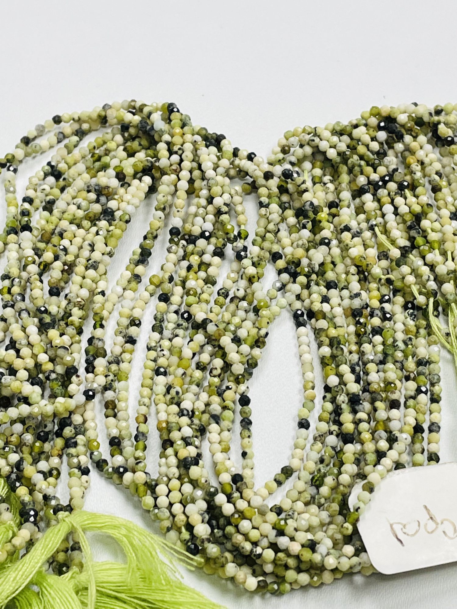 Shaded Opal Rondelle Faceted