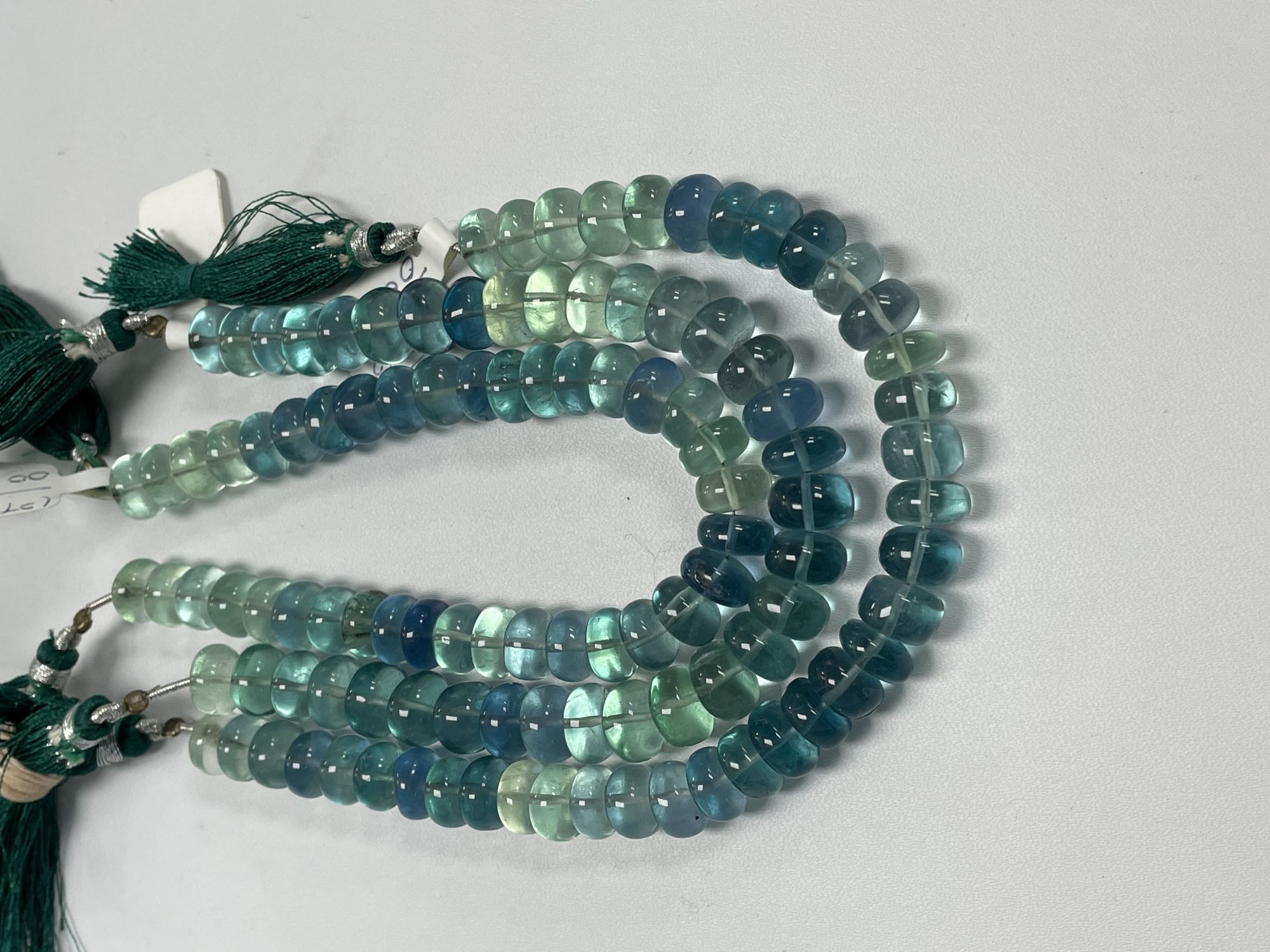 Fluorite Rondelle Smooth