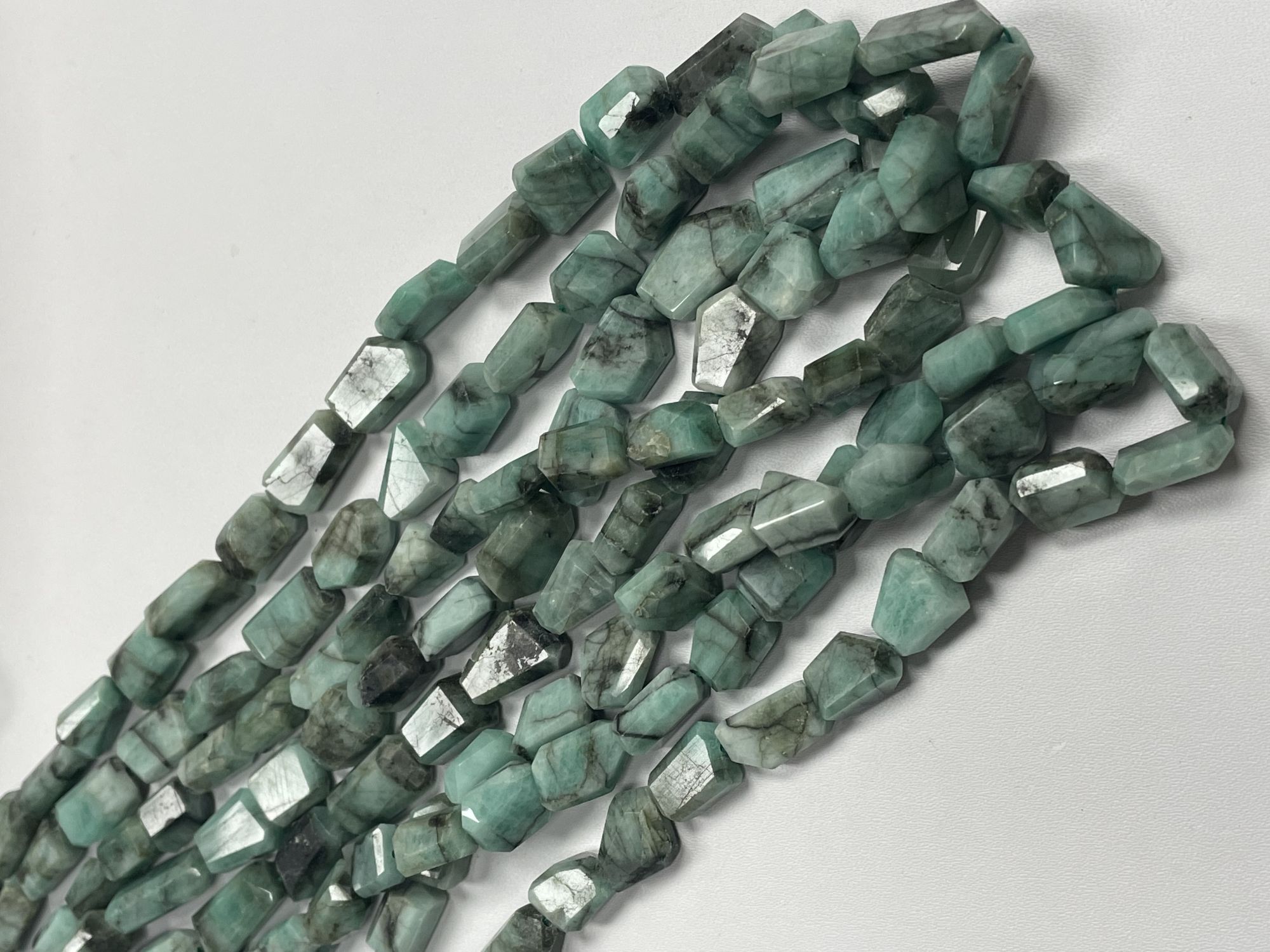 Emerald Nugget Faceted