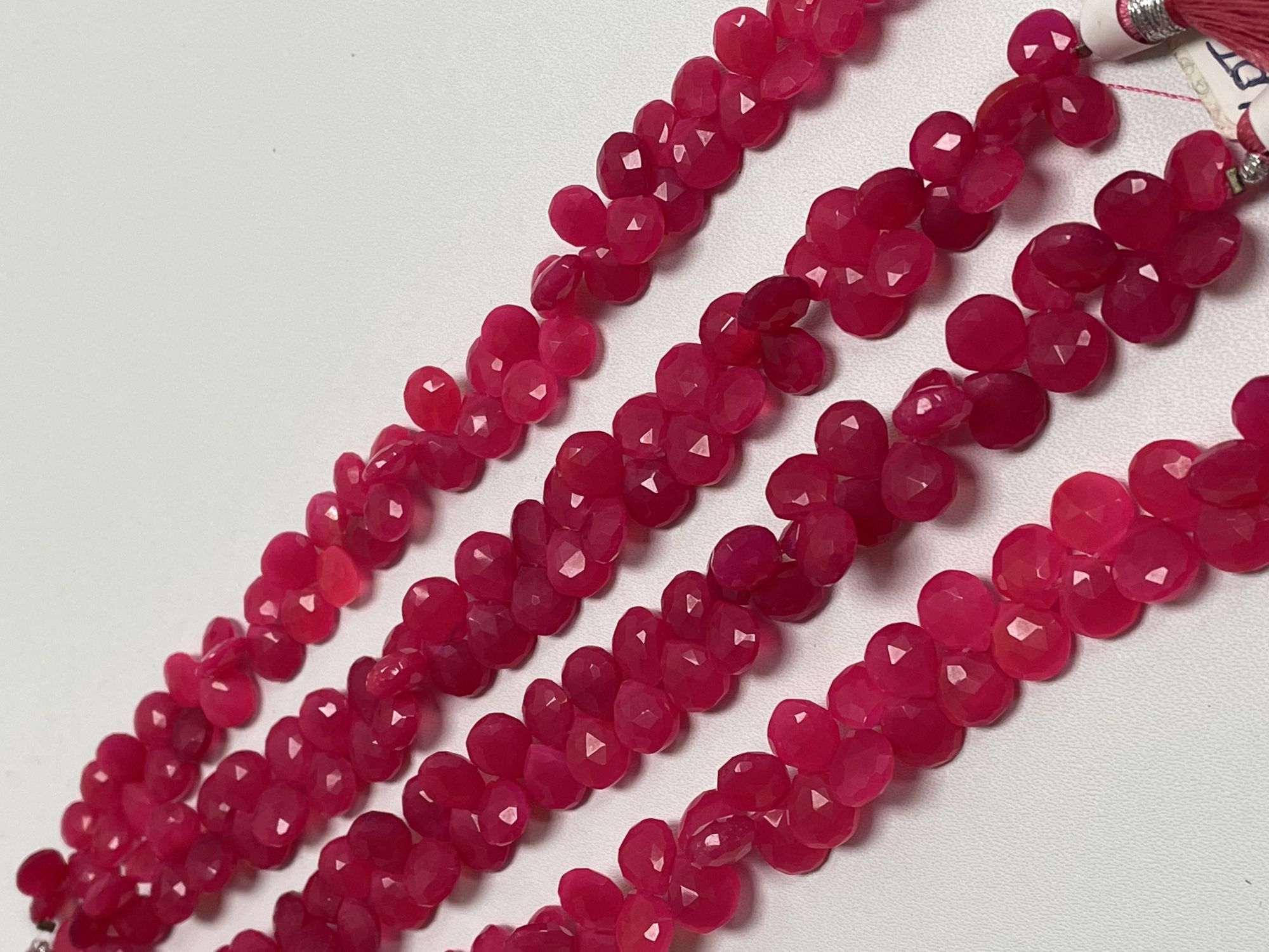 Chalcedony Heart Faceted