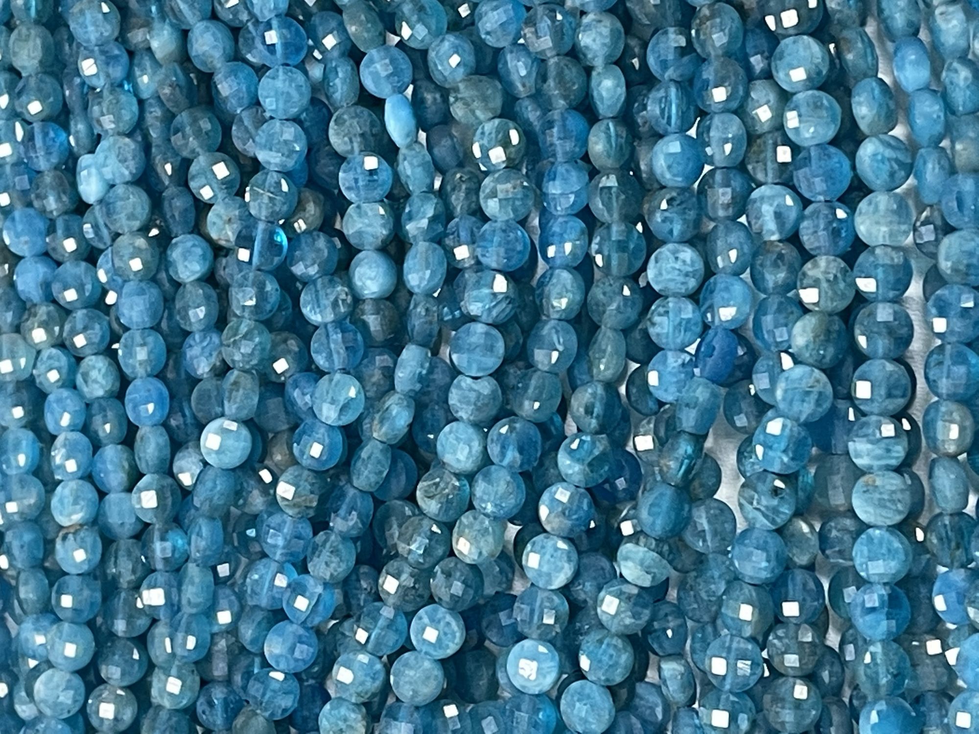 Apatite Coin Faceted