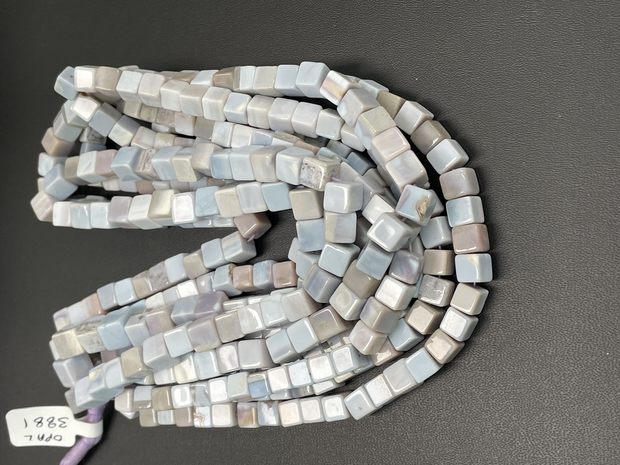 Purple Opal Cube Smooth