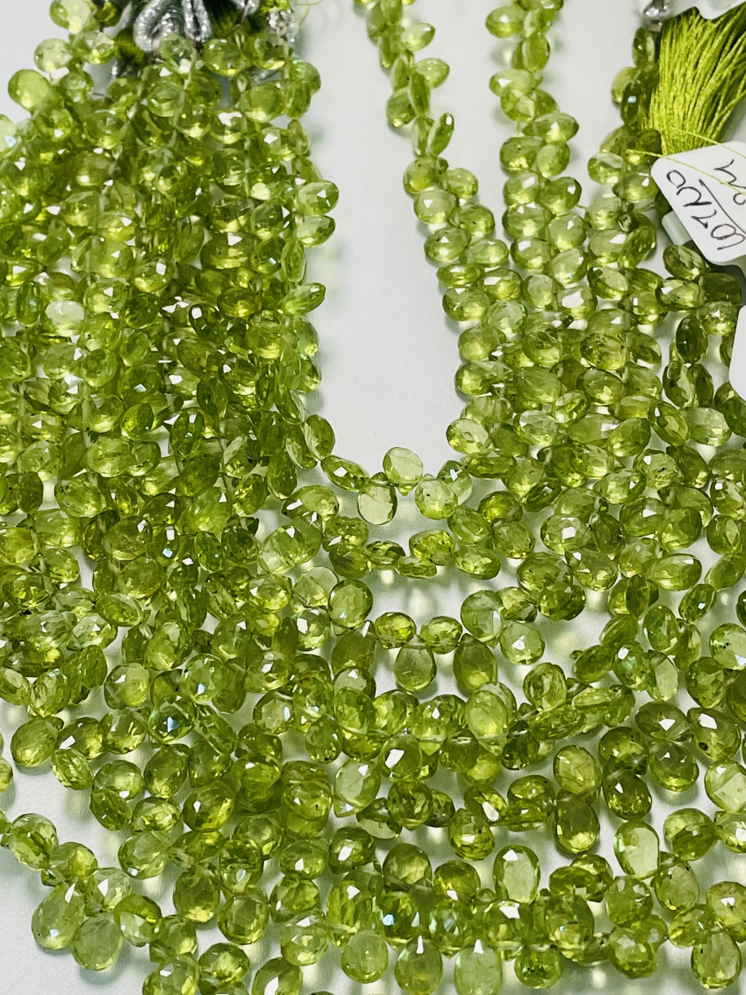Peridot Pear Faceted