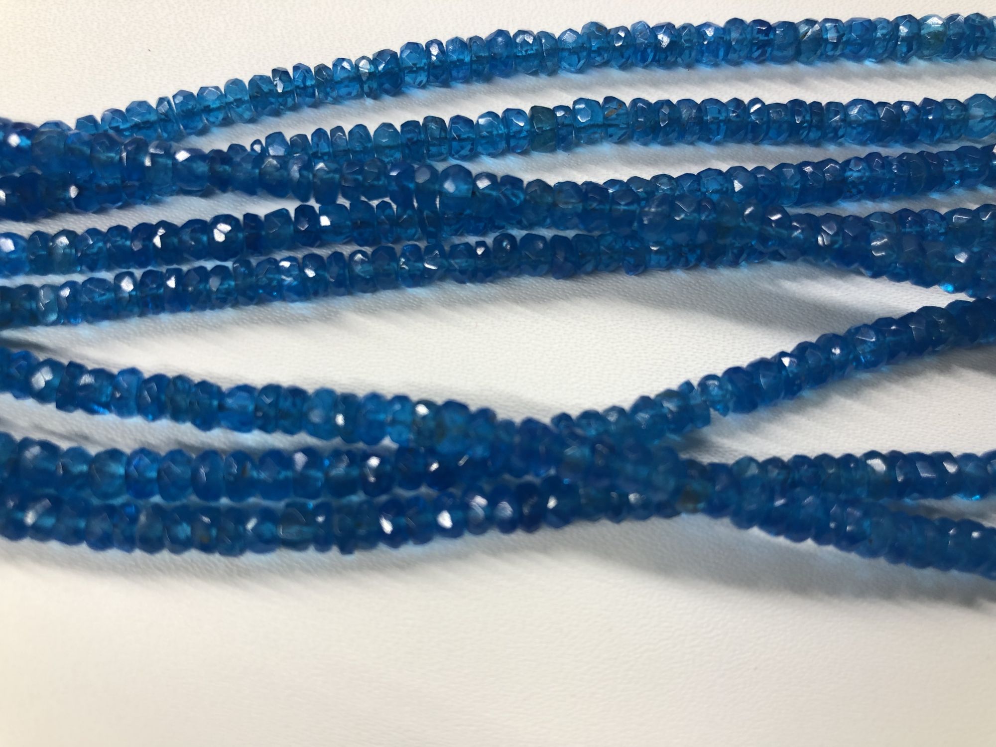 Apatite Rondelle Faceted