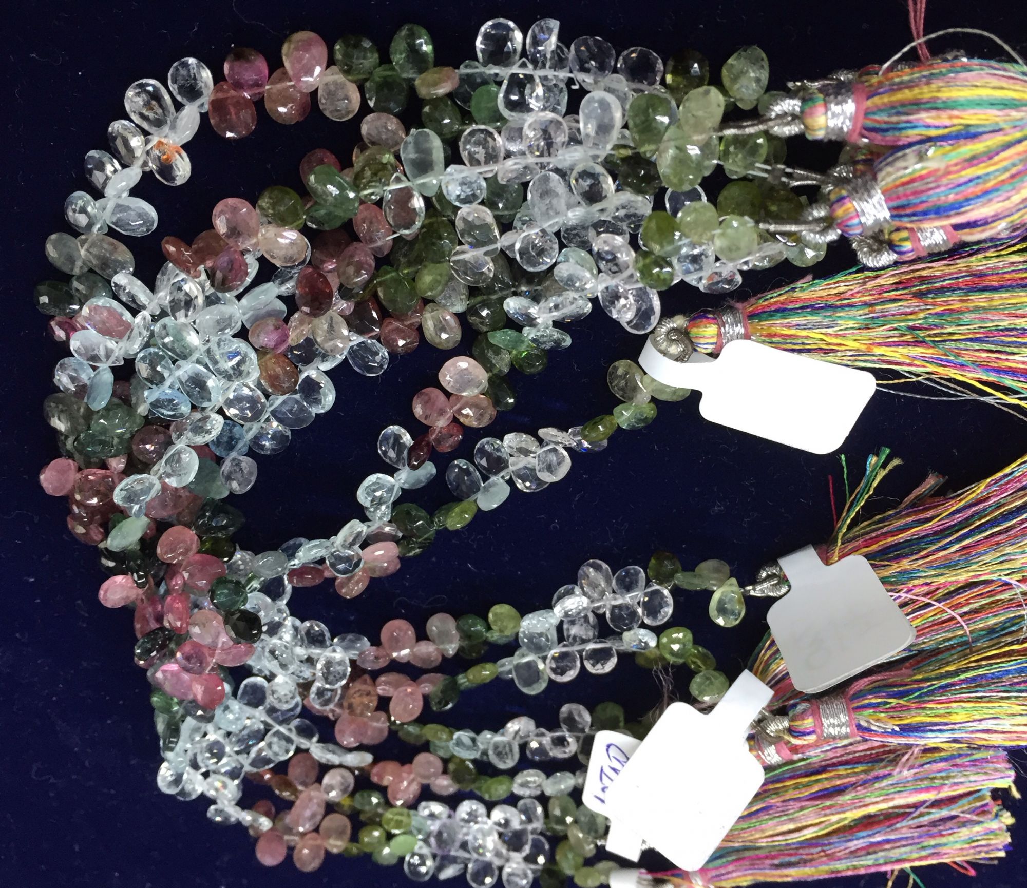 Natural tourmaline pear Faceted