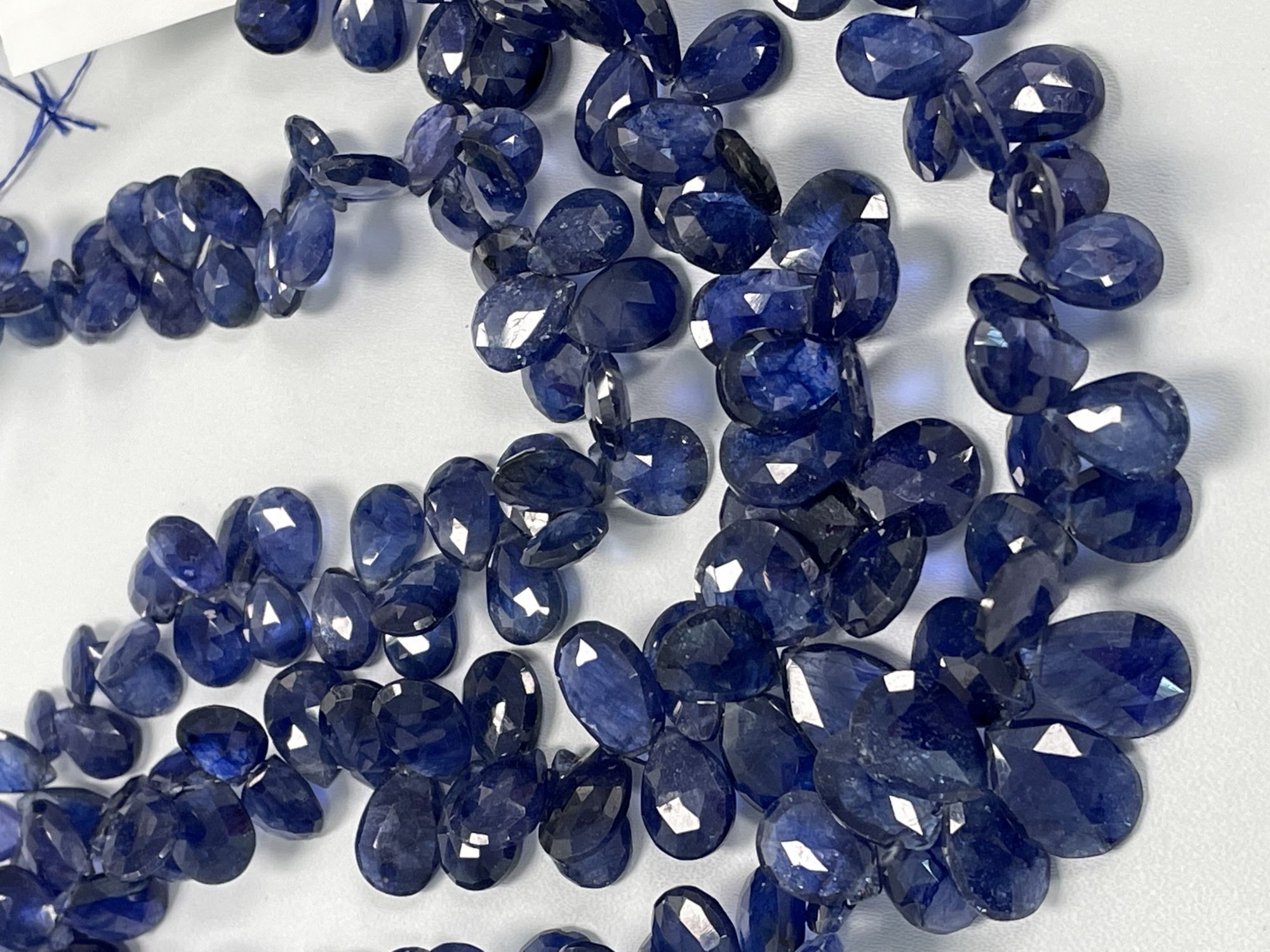 Blue Sapphire Pear Faceted