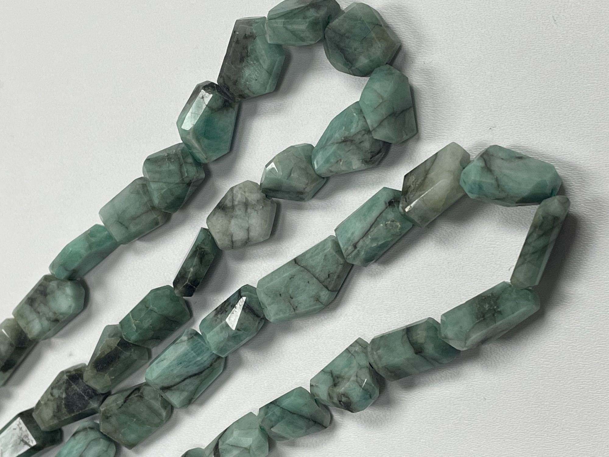 Emerald Nugget Faceted