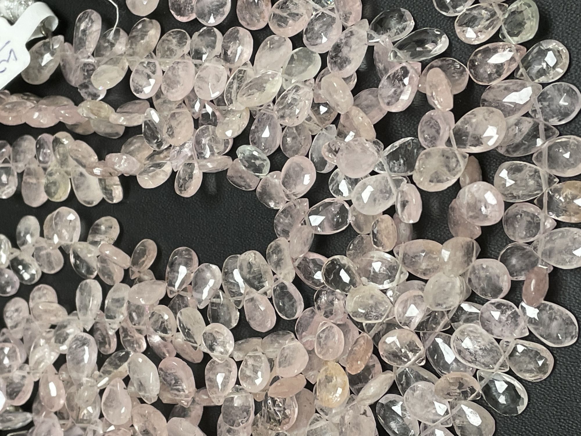 Morganite Pear Faceted