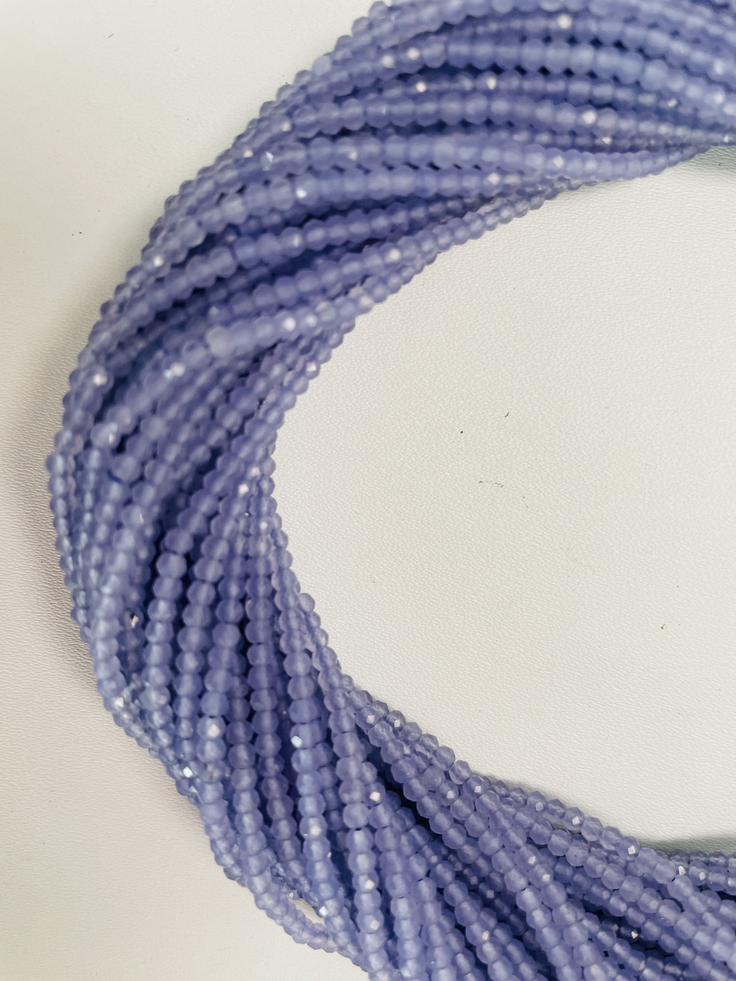 Purple Onyx Rondelle Faceted