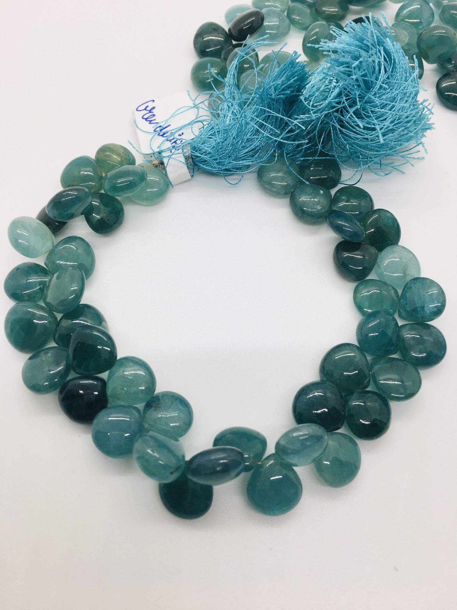 Grandidierite Hearts  smooth