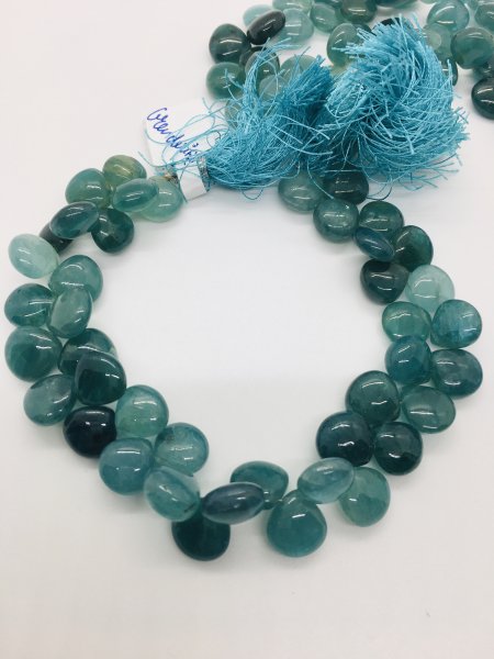 Grandidierite Hearts  smooth