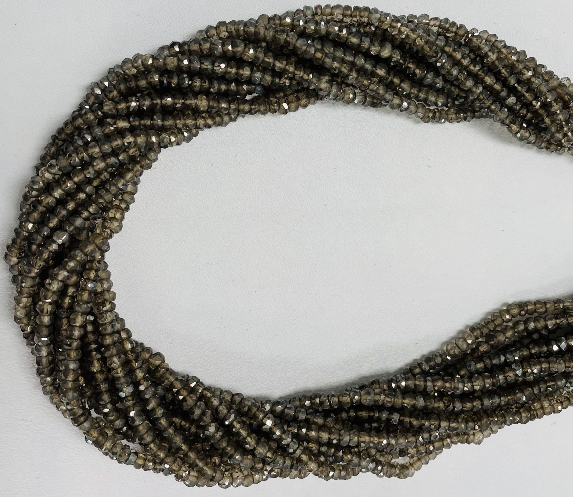 Mystic Quartz Rondelle Faceted