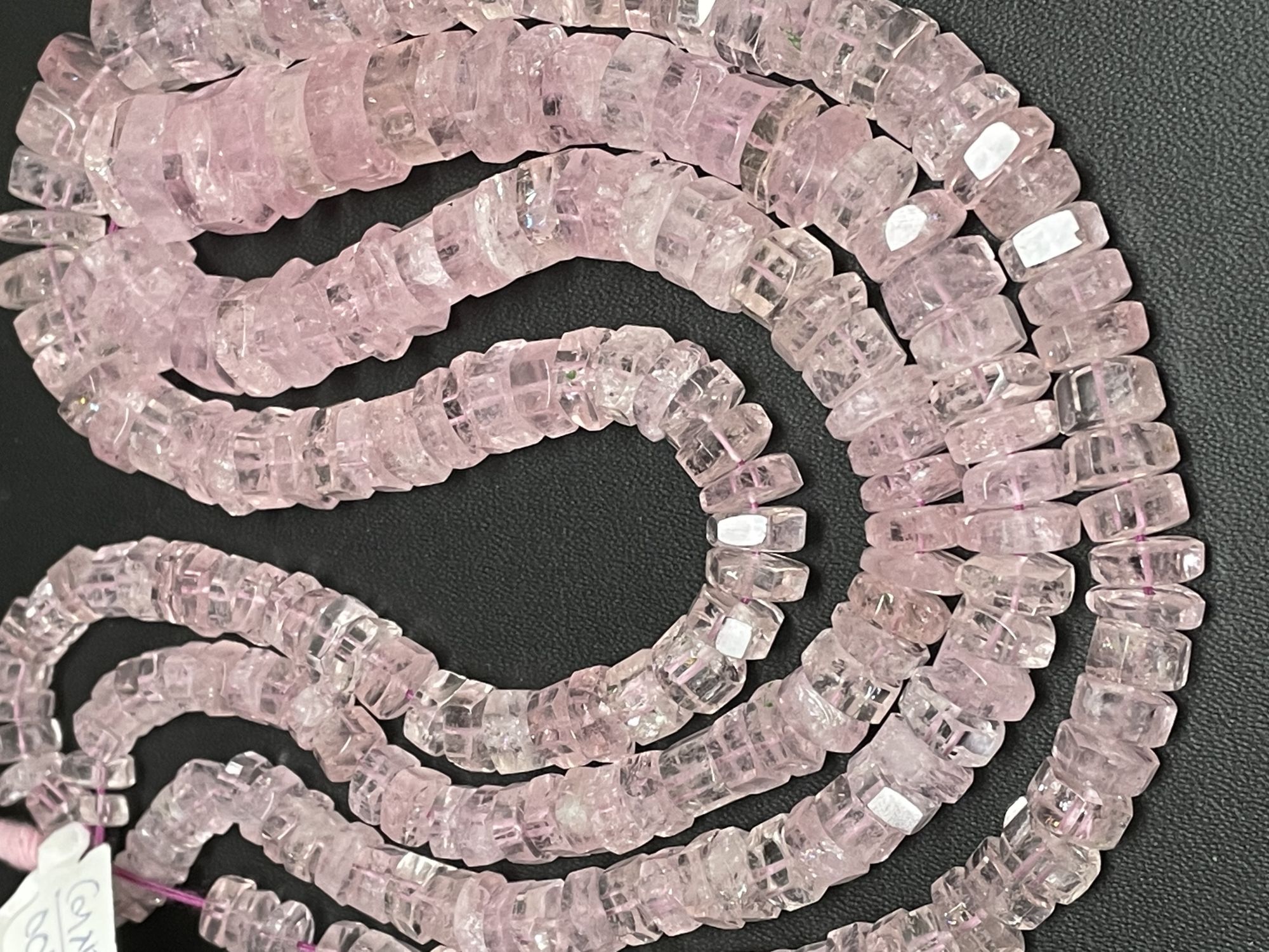 Morganite Bolt Faceted