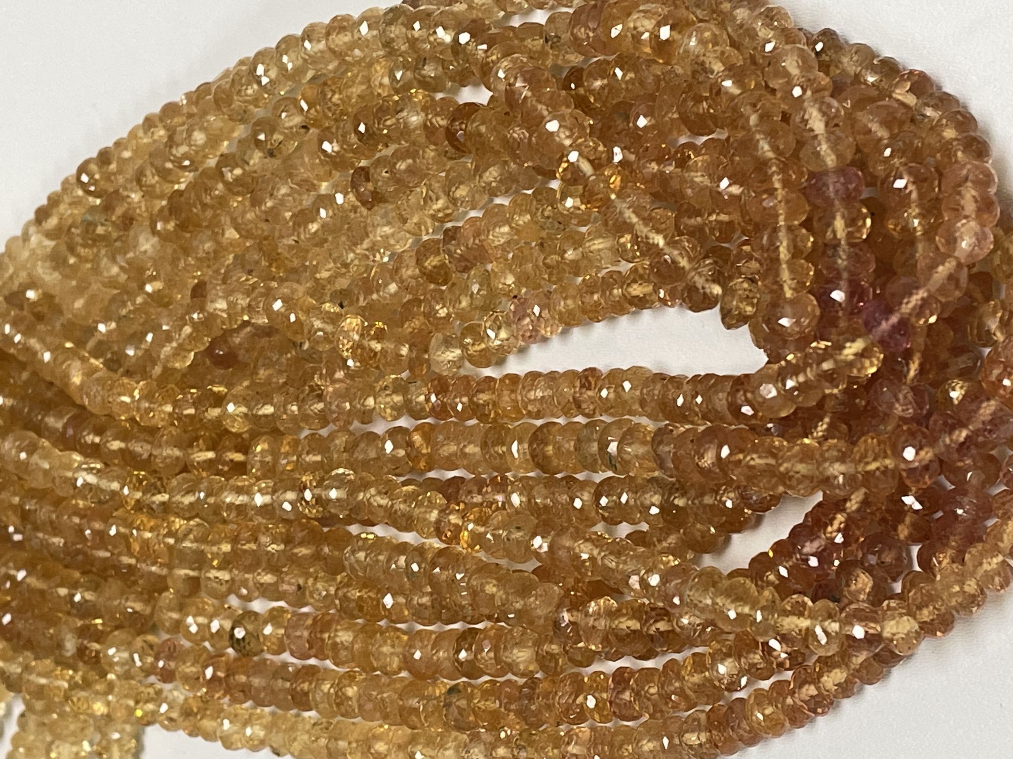 Imperial Topaz Rondelle Faceted