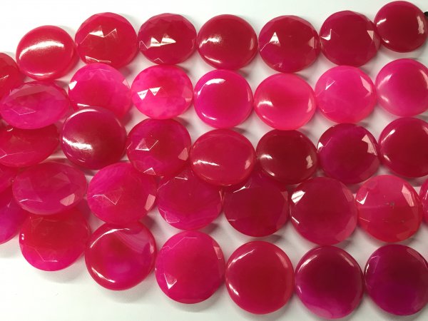 Pink Chalcedony Coins