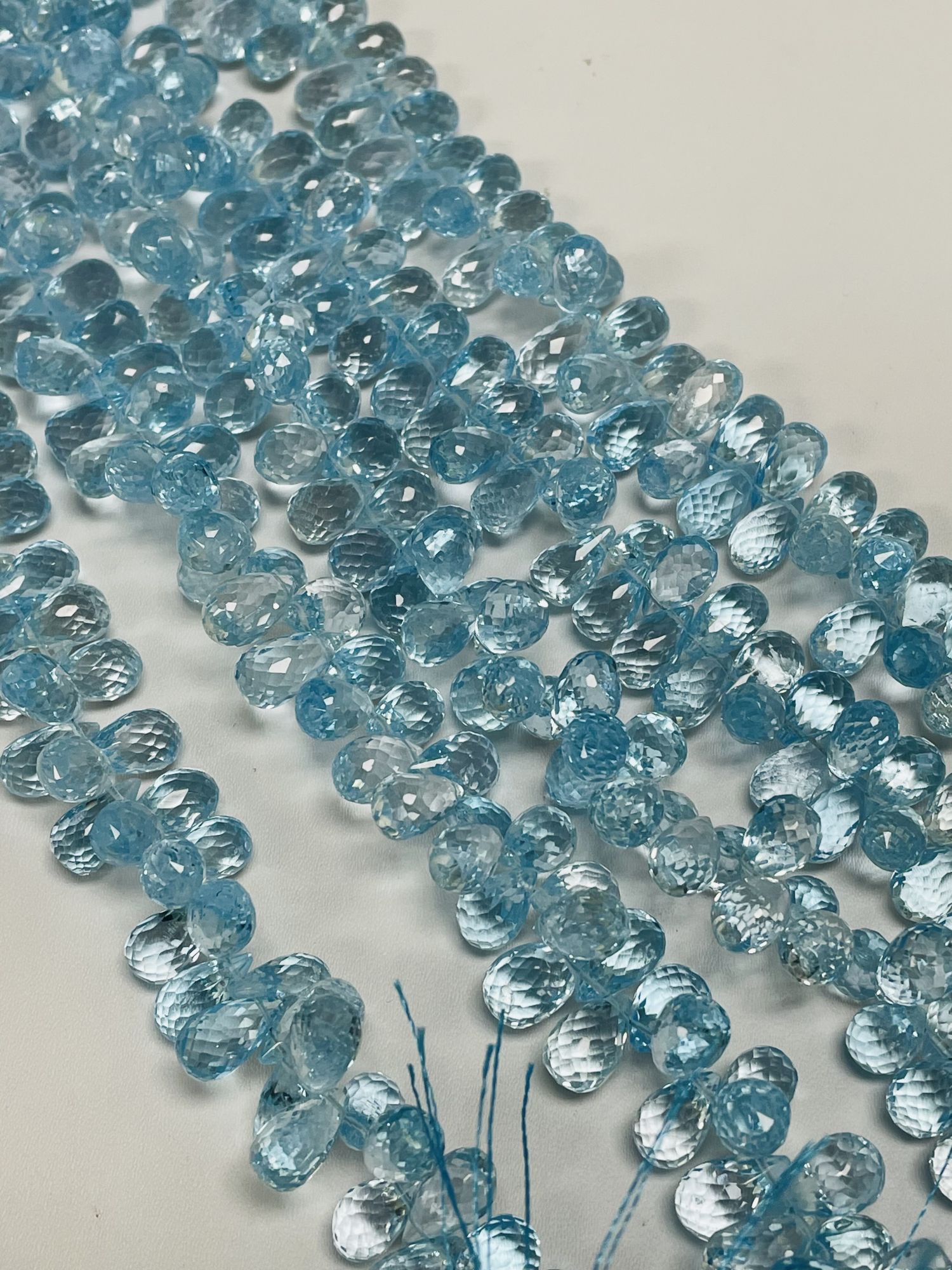 Sky Blue Topaz Drop Faceted