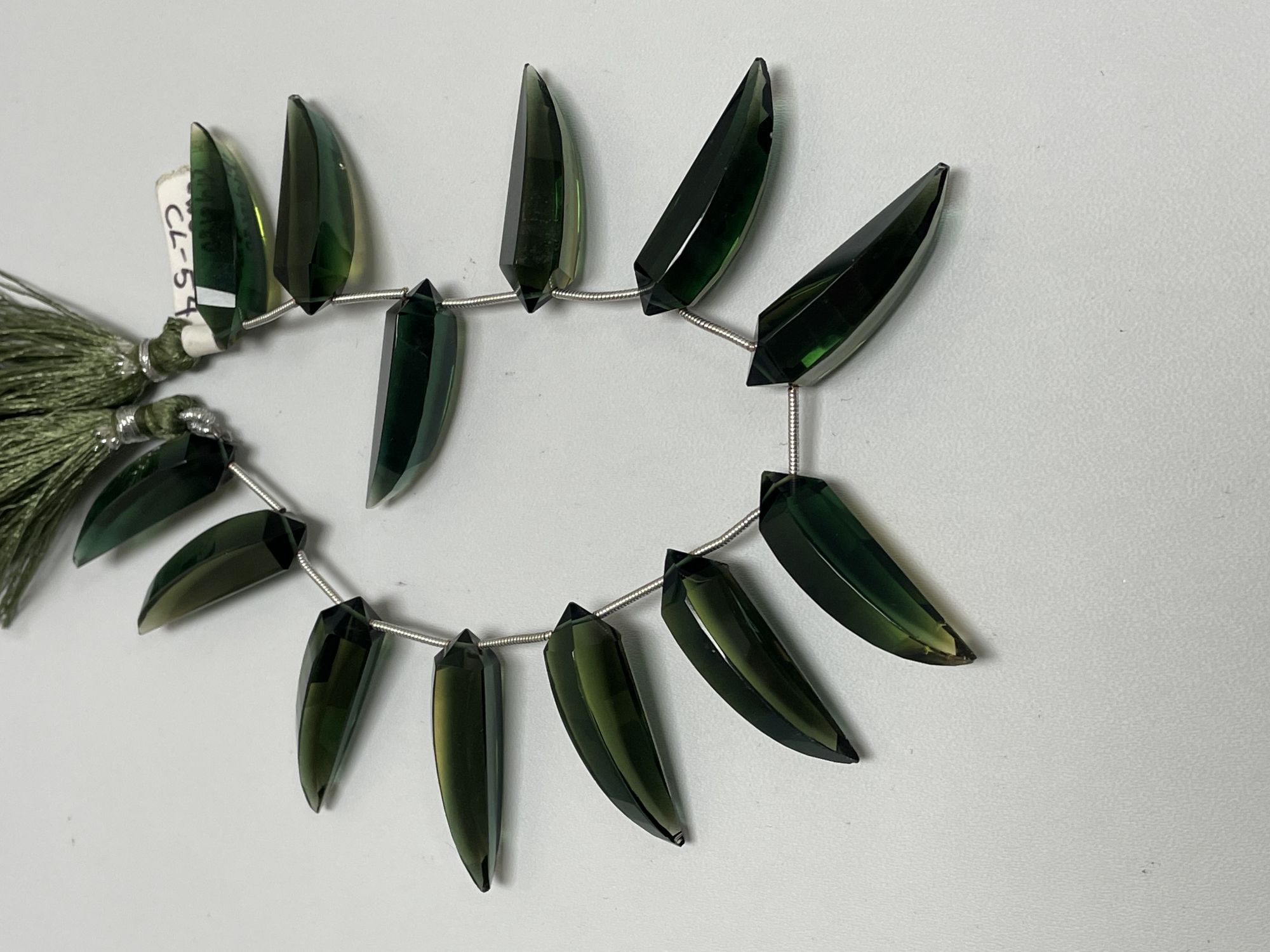 Green Hydro Quartz Okra Faceted