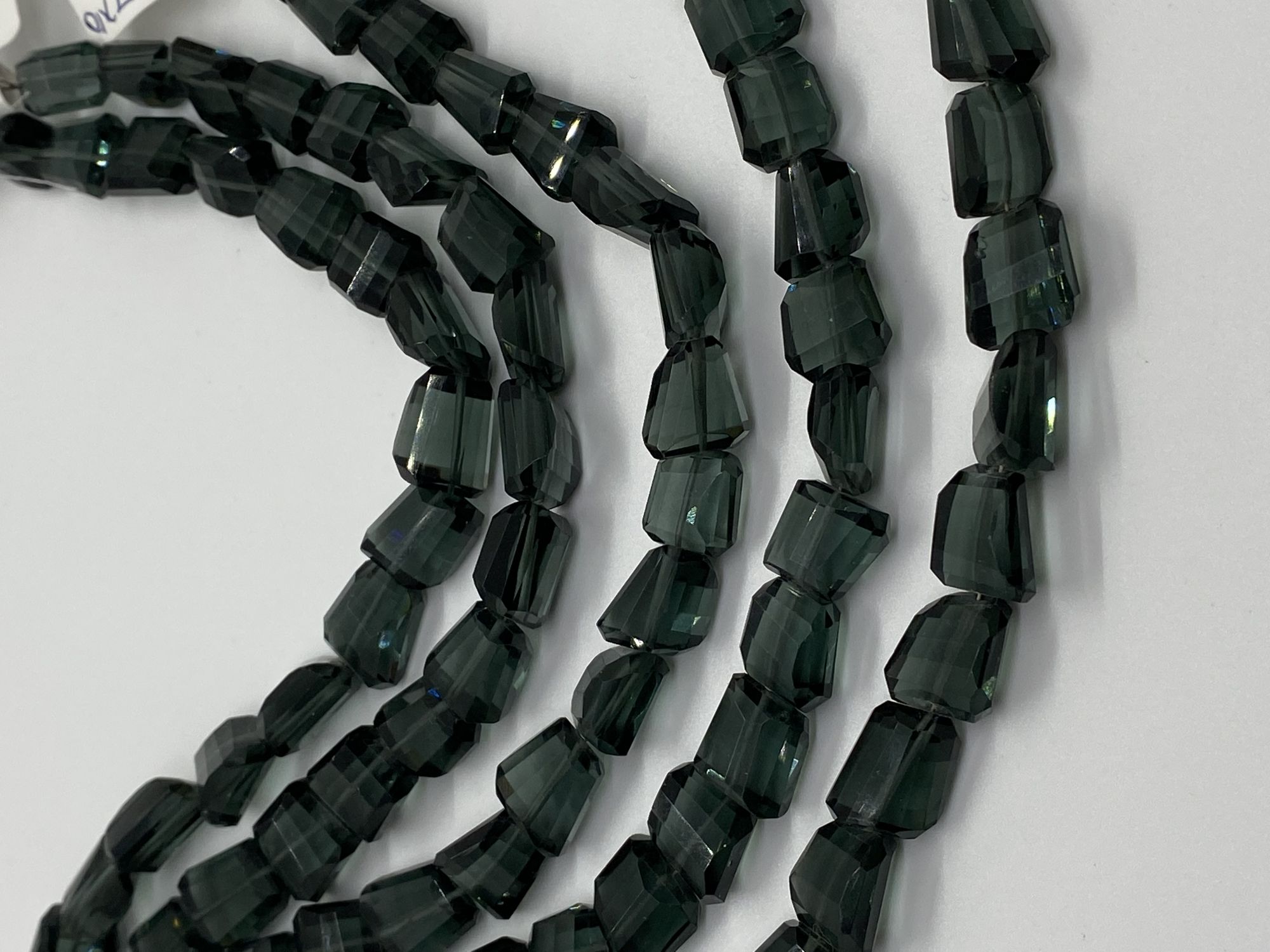 Grey Hydro Quartz Nuggets Faceted