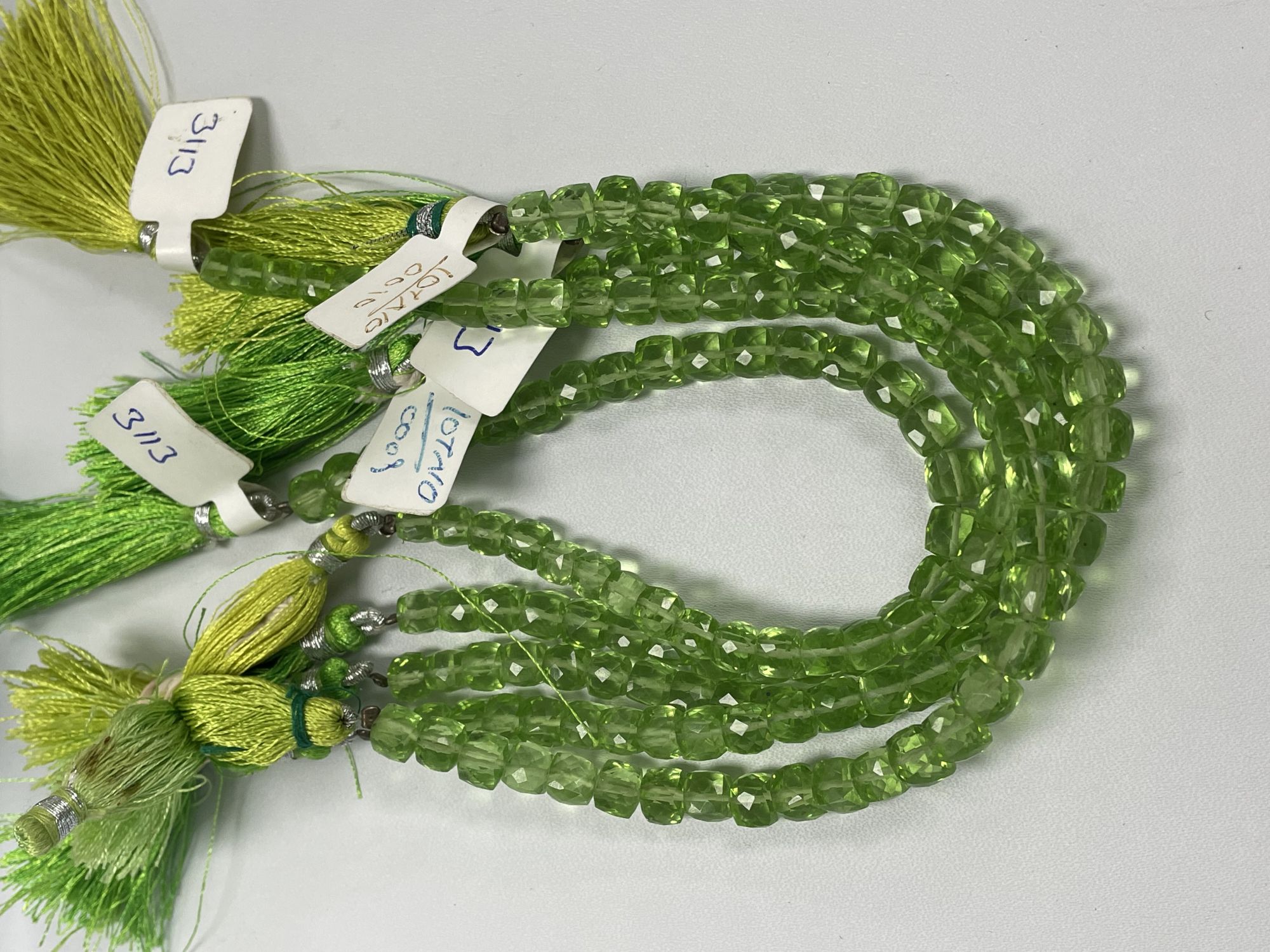 Neon Hydro Quartz Cube Faceted