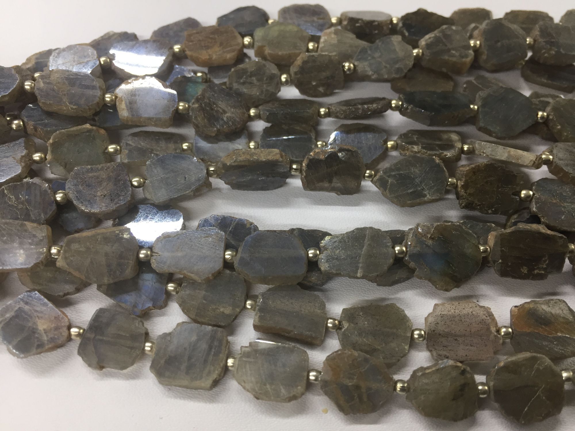 Labradorite Slice Faceted