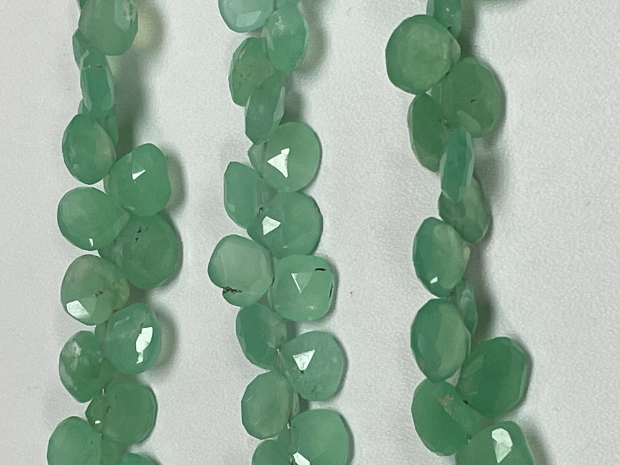 Chrysoprase Heart Faceted