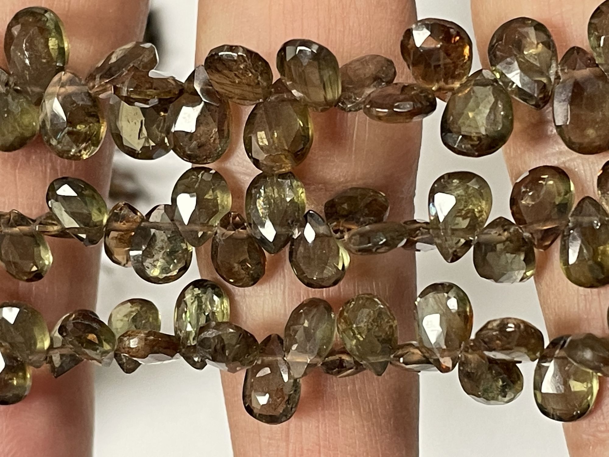 Andalusite Pear Faceted