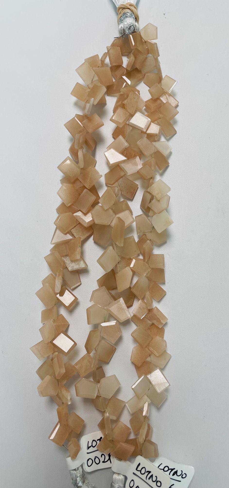 Peach Moonstone Funky Slices