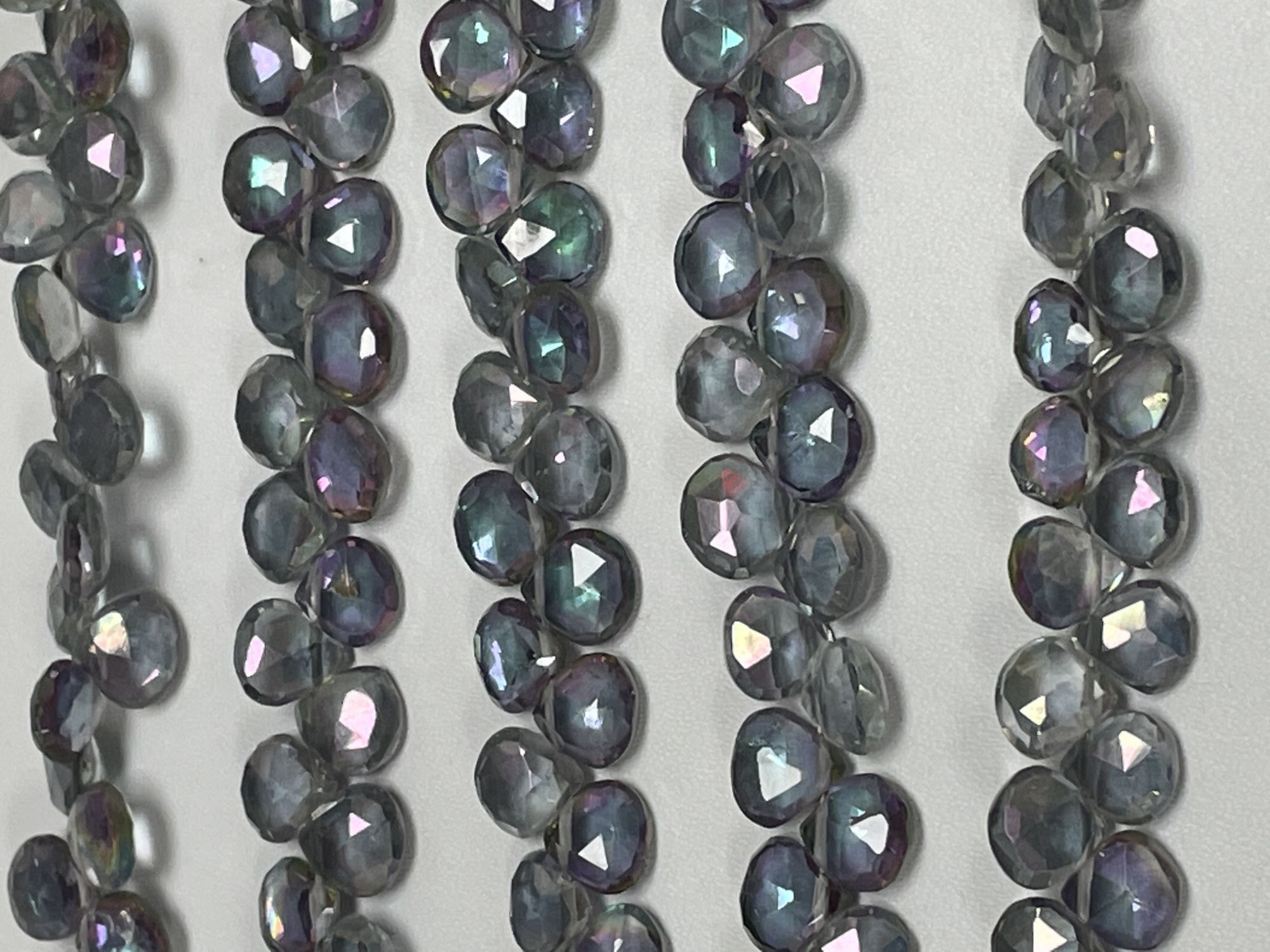 Mystic Topaz Heart Faceted