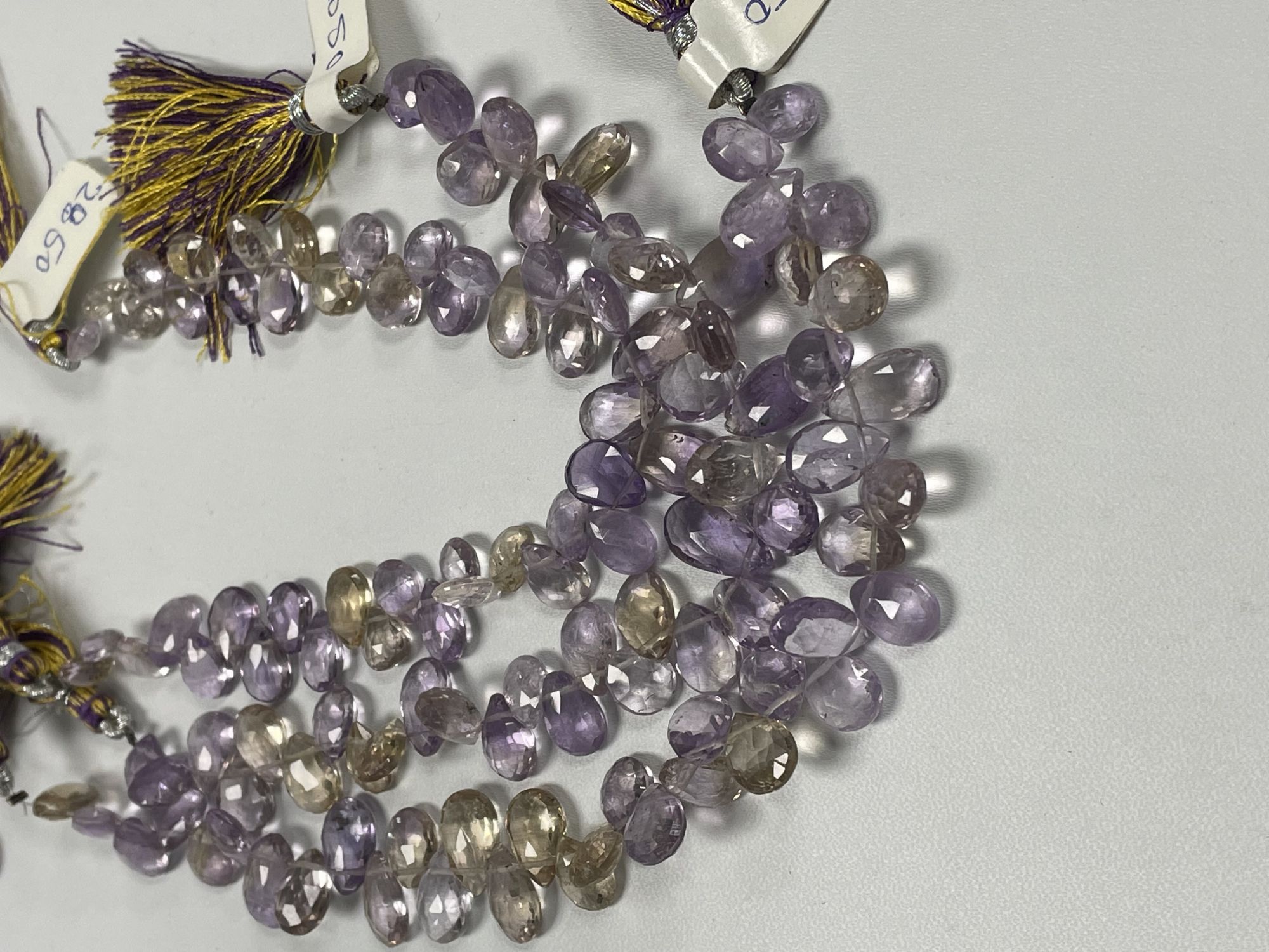 Ametrine Pear Faceted