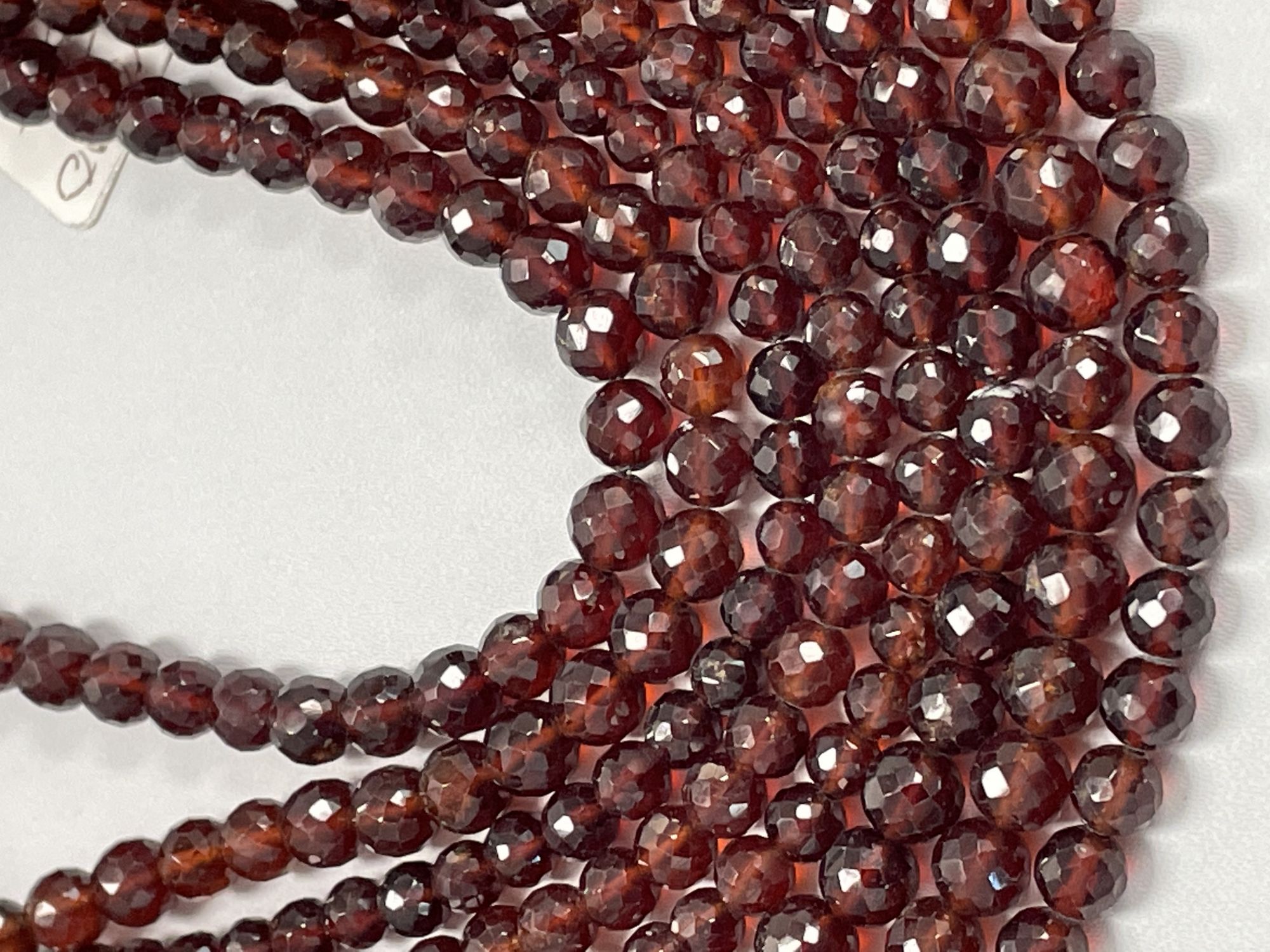 Hessonite Garnet Round Faceted