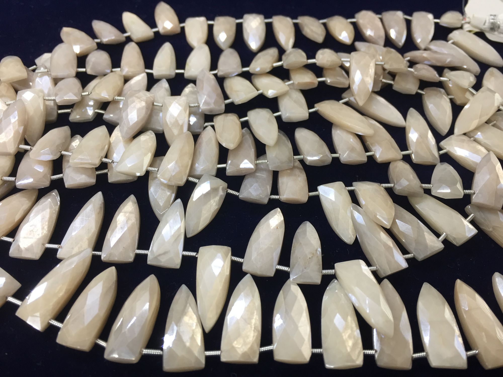 Mystic Moonstone Funky Cut Faceted